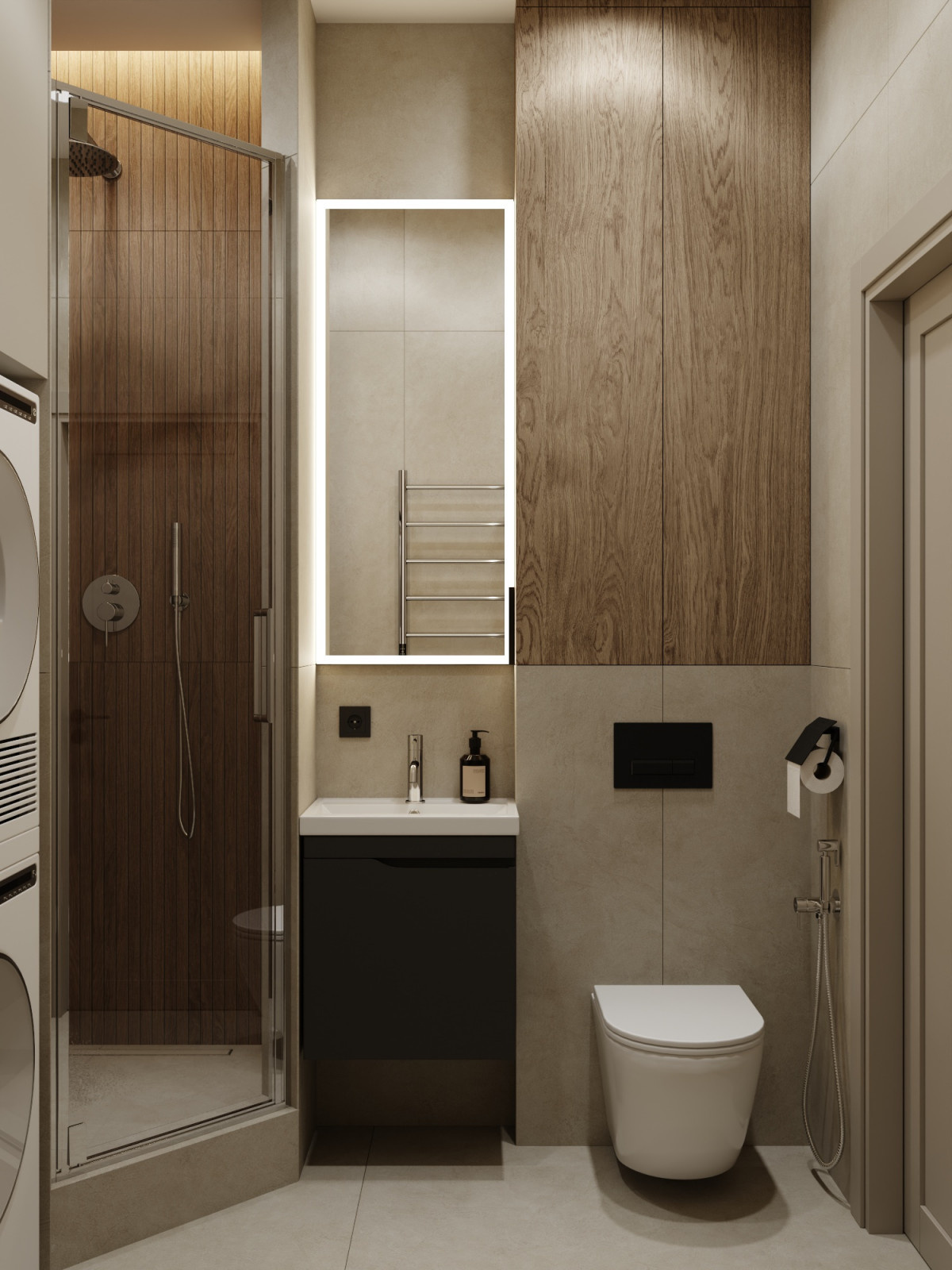 Дизайн-проект квартиры 76кв.м., Москва