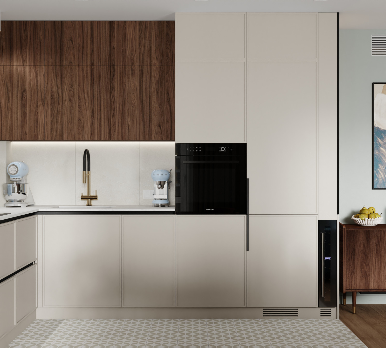 Дизайн-проект квартиры 51 кв.м., Ульяновск