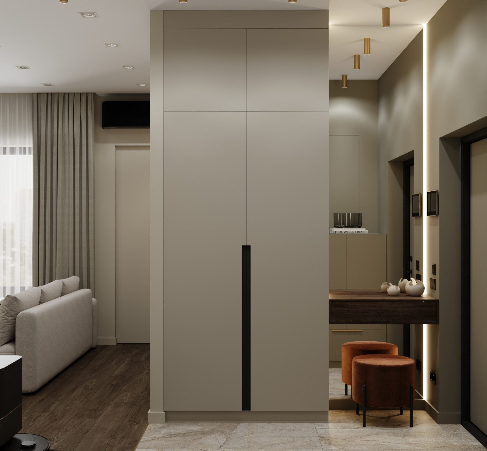 Обложка проекта: Дизайн-проект квартиры 80кв.м., ЖК Шагал, Москва