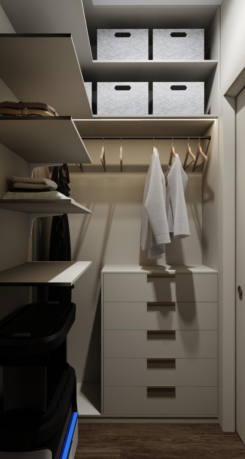 Дизайн-проект квартиры 80кв.м., ЖК Шагал, Москва