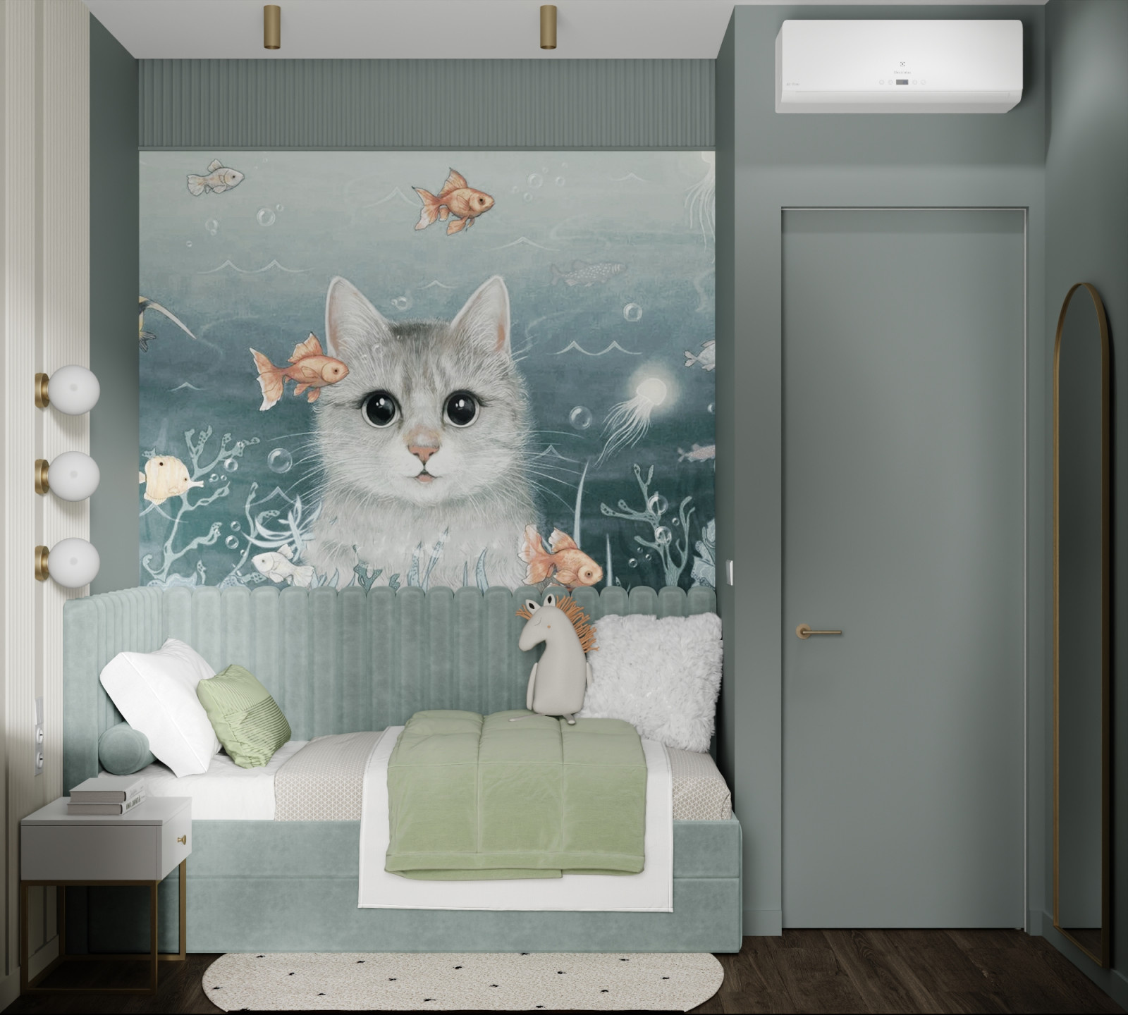 Дизайн-проект квартиры 80кв.м., ЖК Шагал, Москва