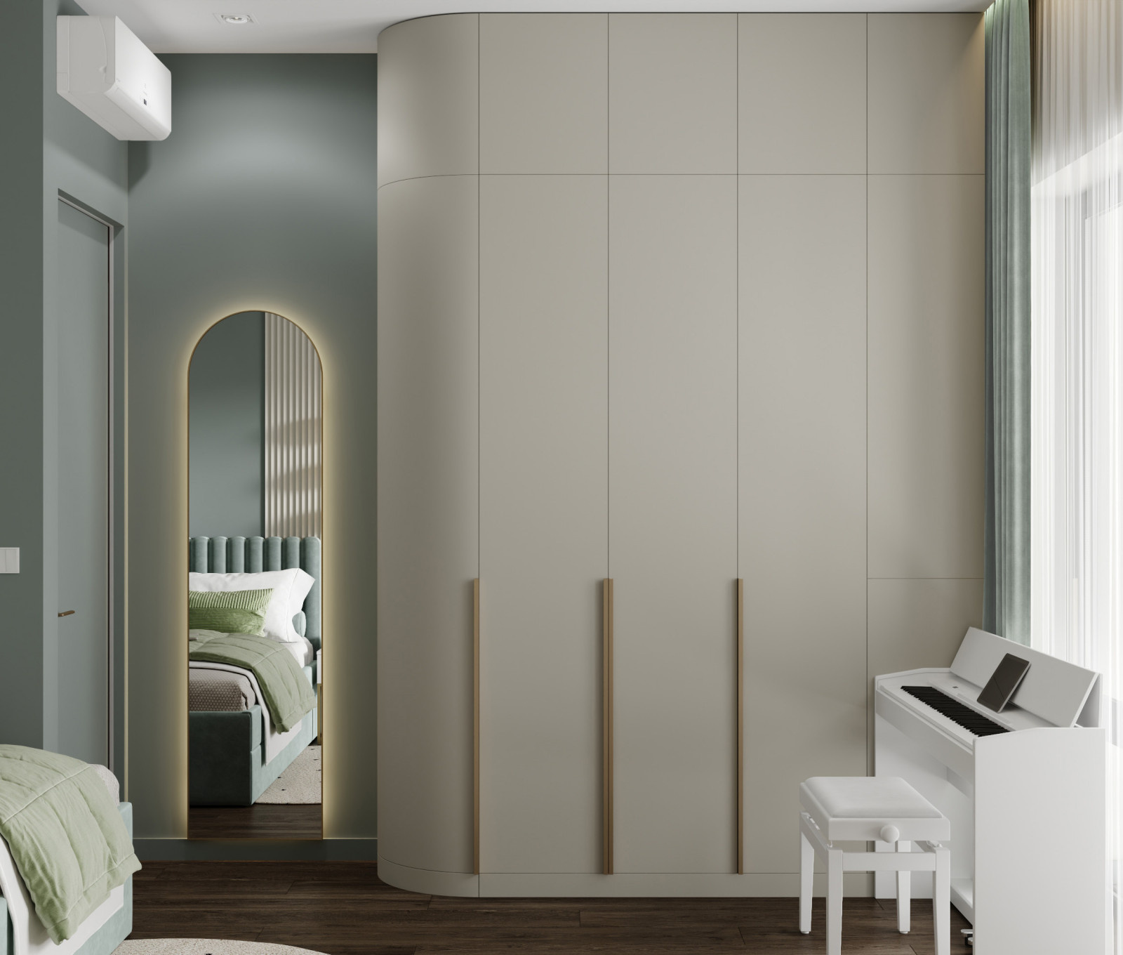 Дизайн-проект квартиры 80кв.м., ЖК Шагал, Москва