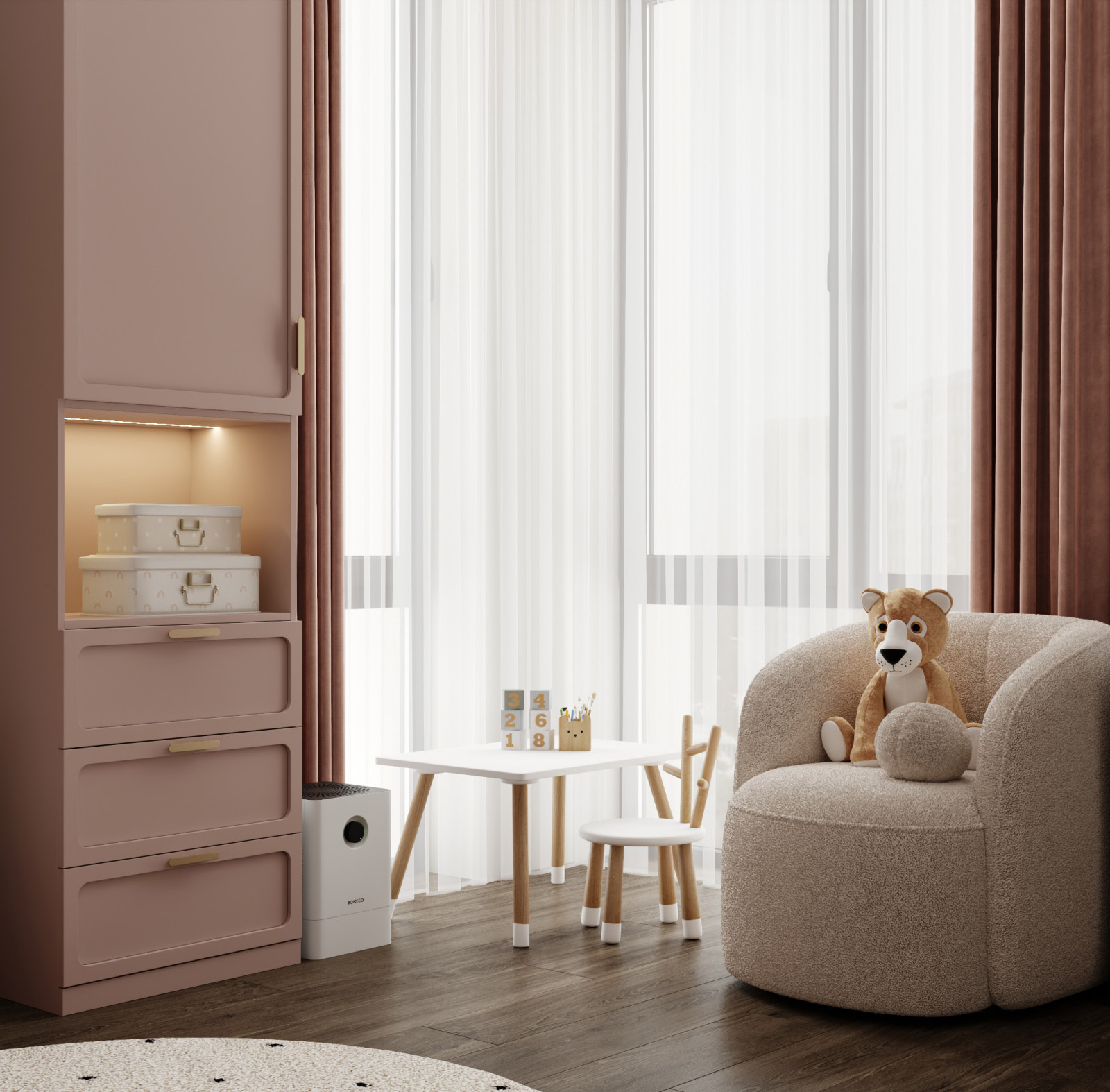 Дизайн-проект квартиры 80кв.м., ЖК Шагал, Москва