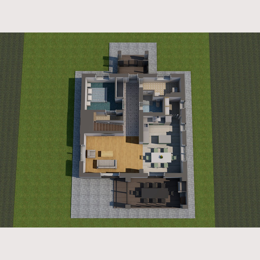 24-030 Двухэтажный дом из газобетона общей площадью 195 м2