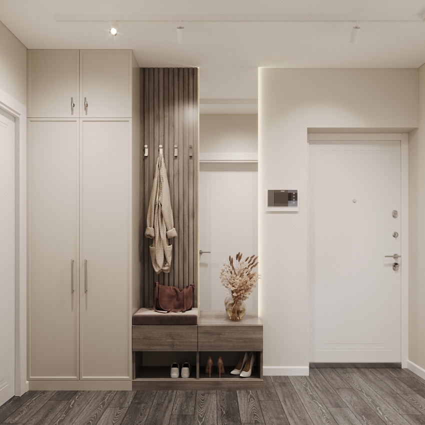 Интерьер квартиры 48 м² в современном стиле