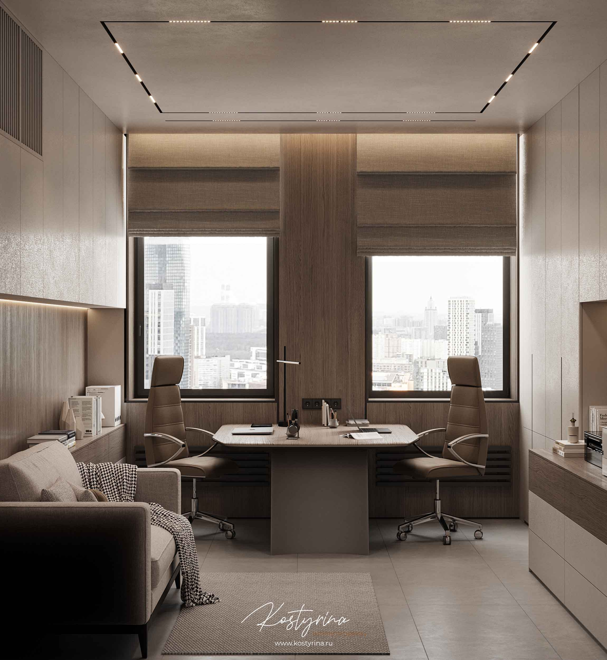 Квартира в современном стиле в ЖК Headliner 125м²