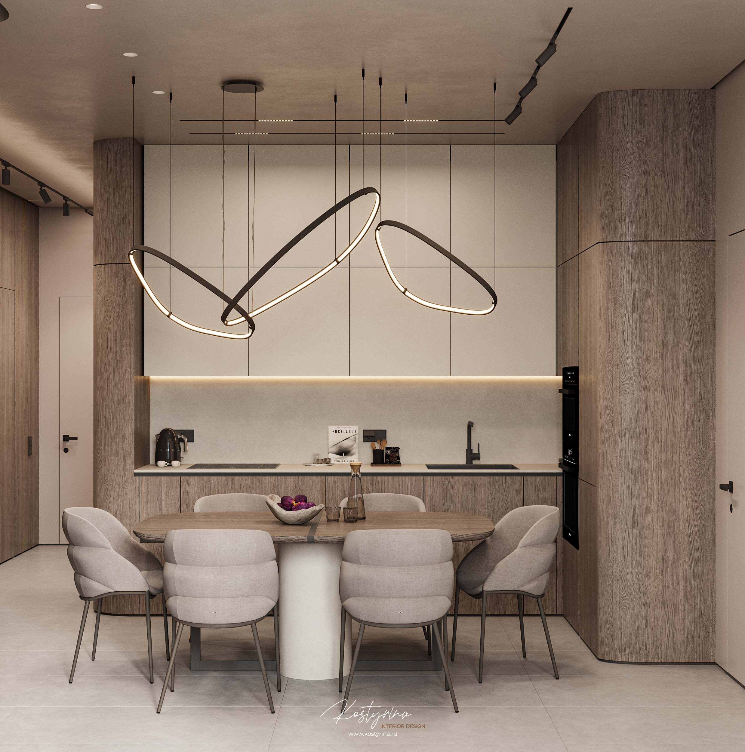 Квартира в современном стиле в ЖК Headliner 125м²