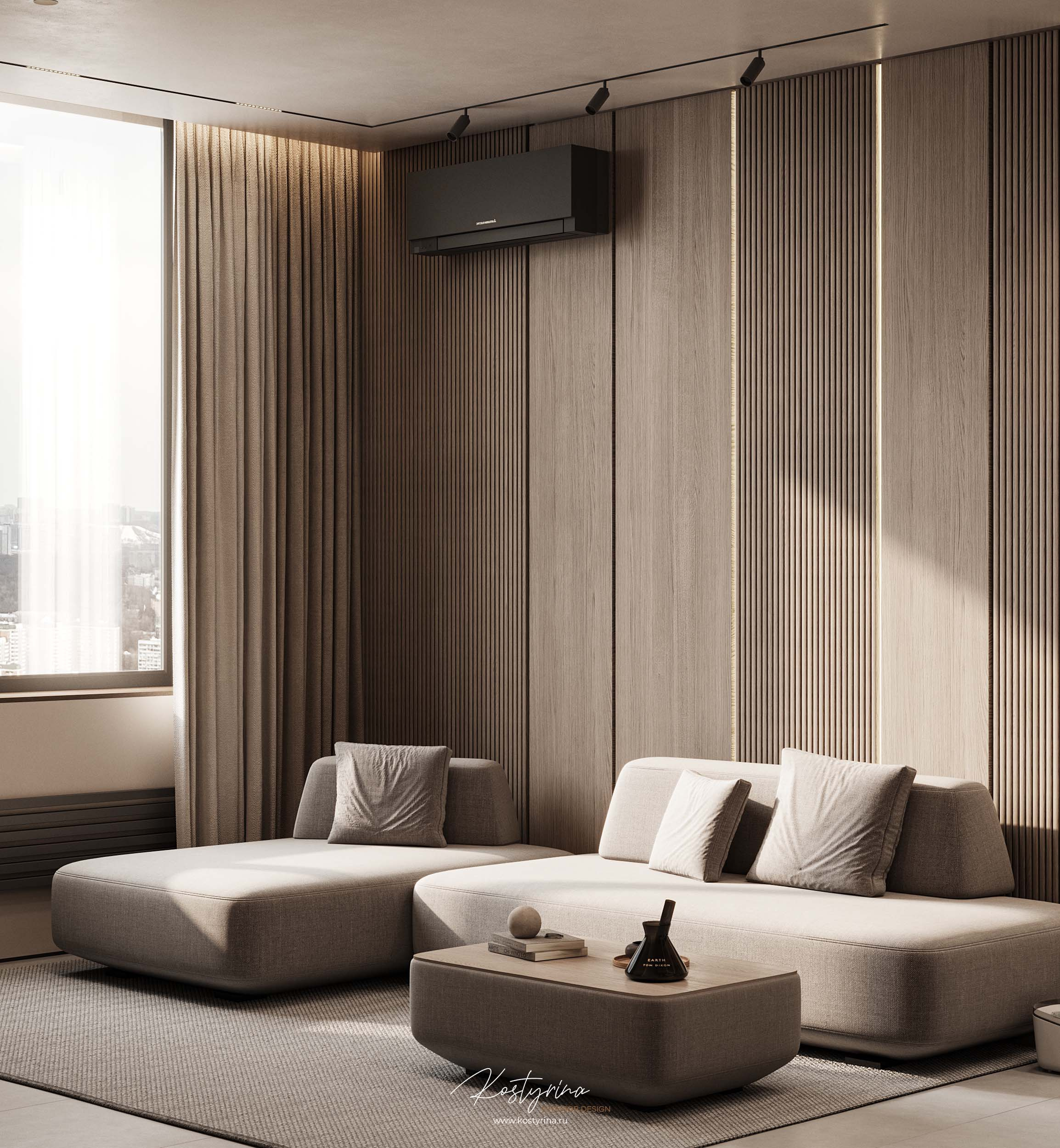 Квартира в современном стиле в ЖК Headliner 125м²
