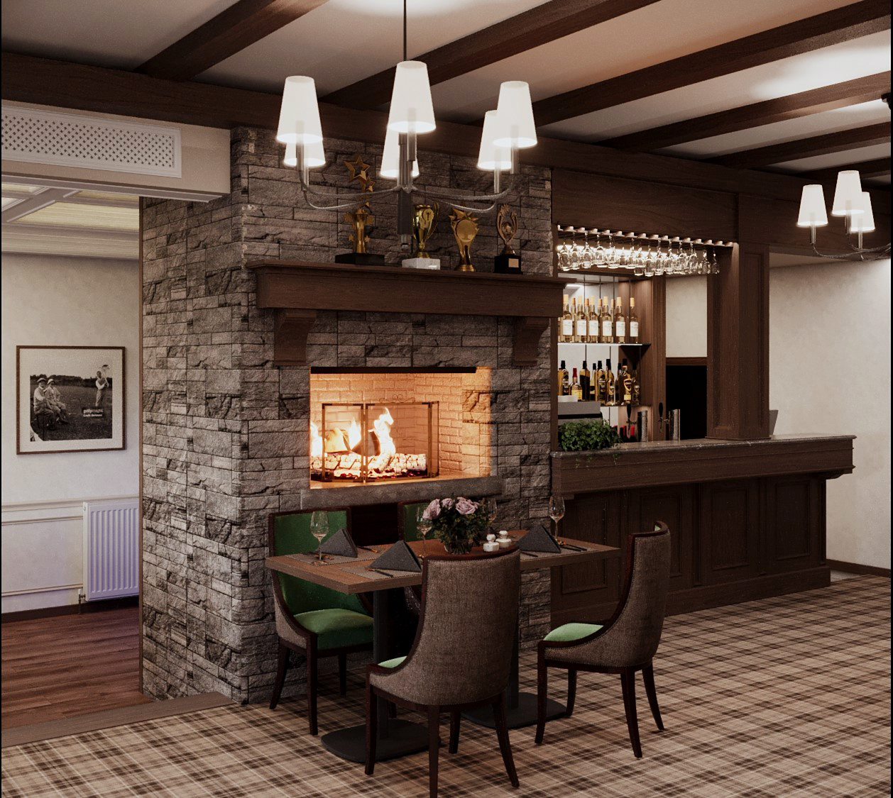 Ресторан при гольф клубе (Швейцария)