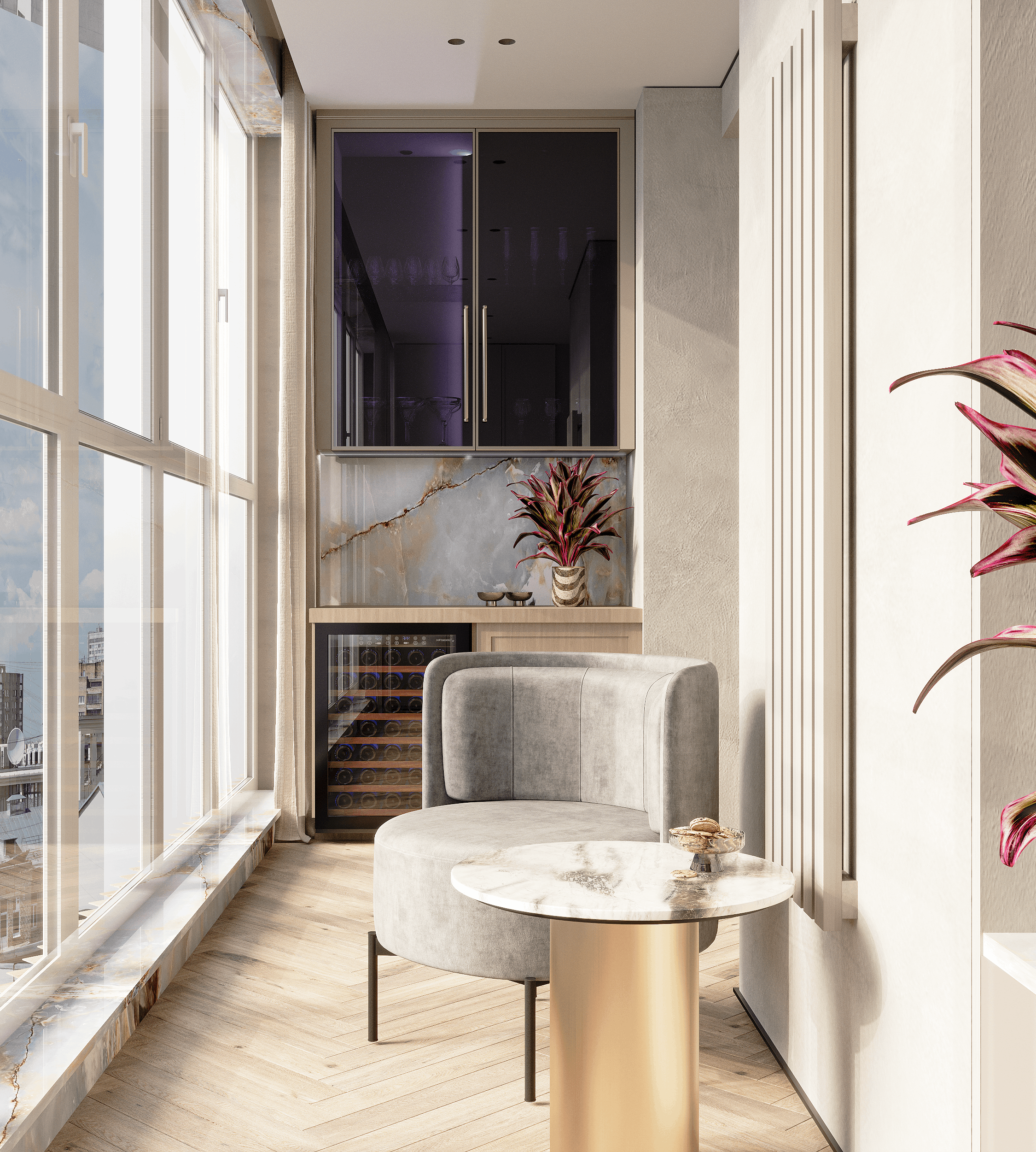 Проект 3хкомнатной квартиры Spring Fever Prpject