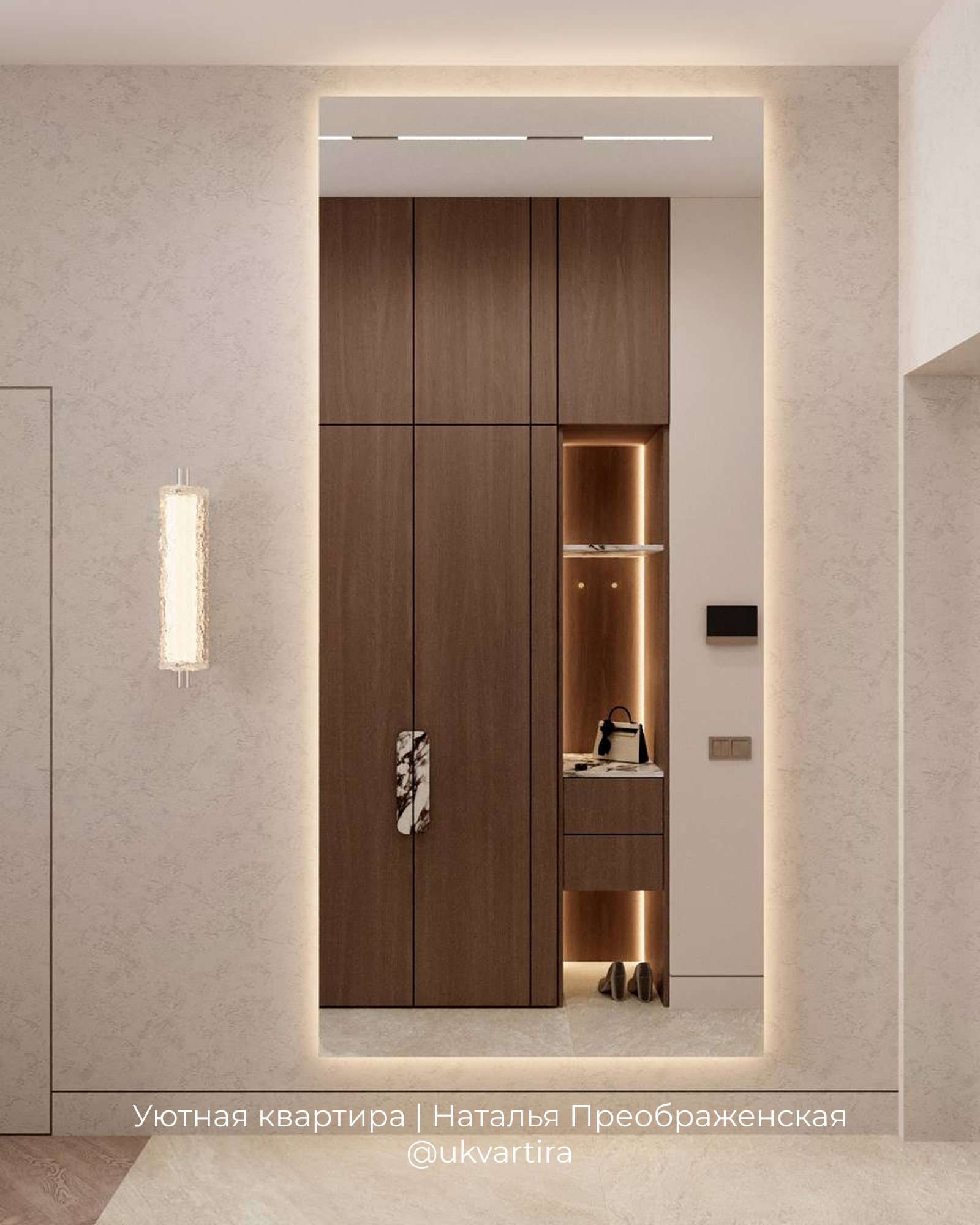 Интерьер для квартиры 57 м² в аренду в ЖК Level Мичуринский