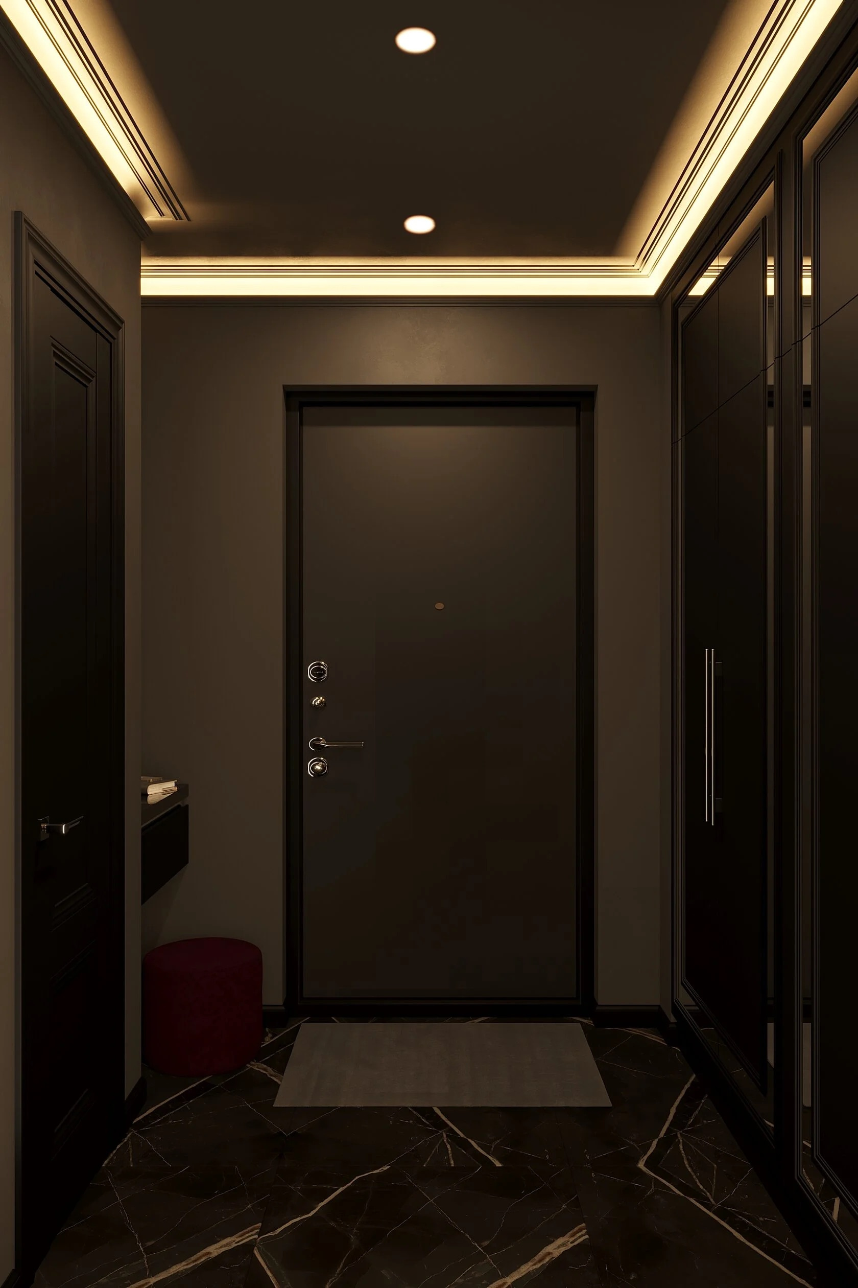 Брутальный интерьер 80 м²