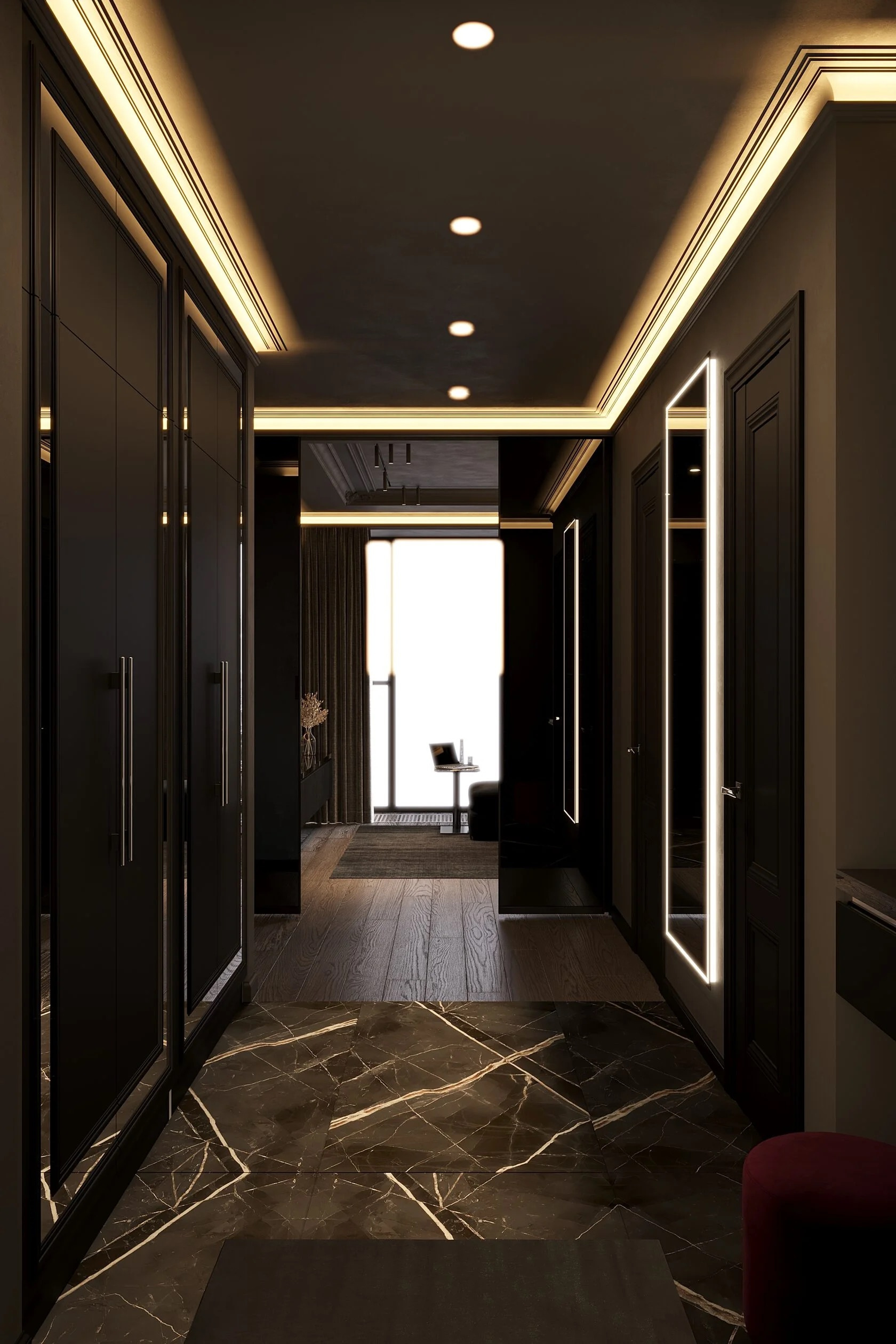 Брутальный интерьер 80 м²