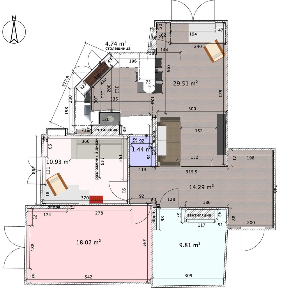 Non-standard IKEA kitchen project.