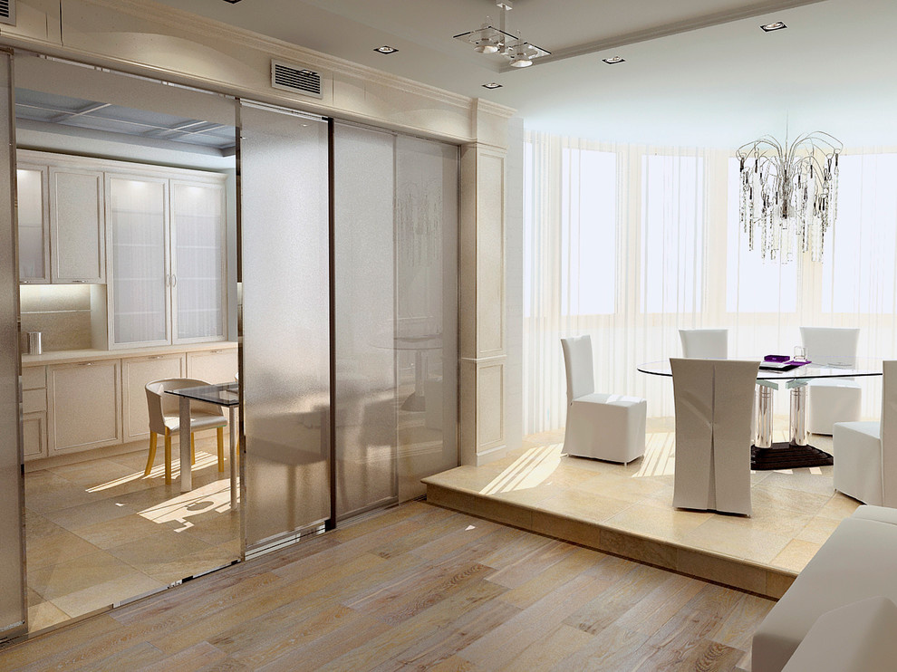 White Apartment in Moscow