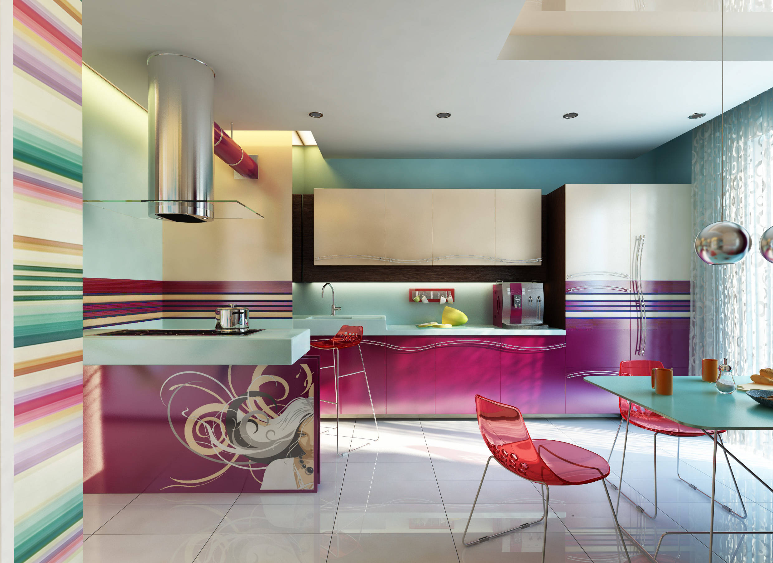 Colored Apartment