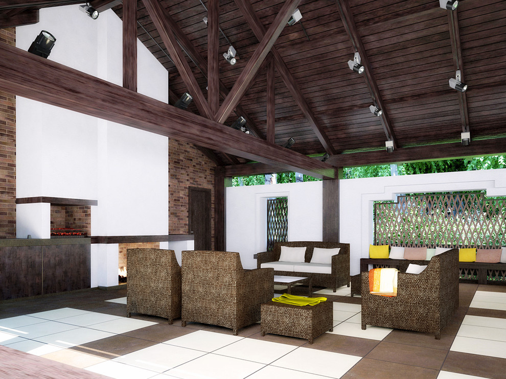 House with access to the forest