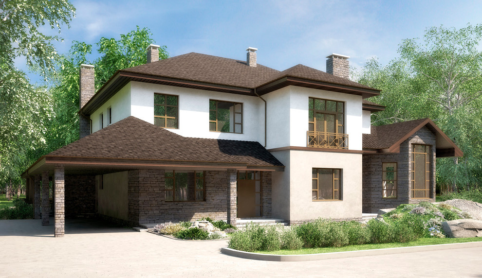 House with access to the forest