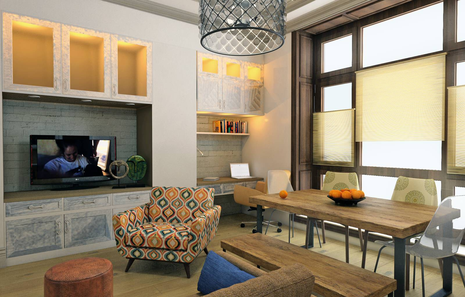 Modern Living Room - In the sunshine