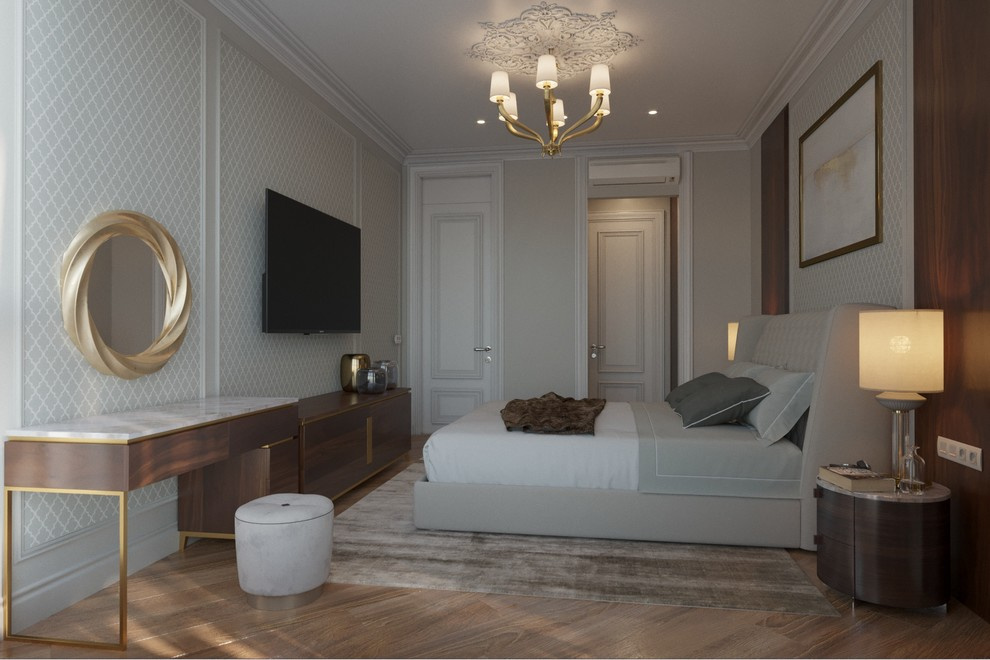 Квартира в ЖК «Barrin House» мастер спальня