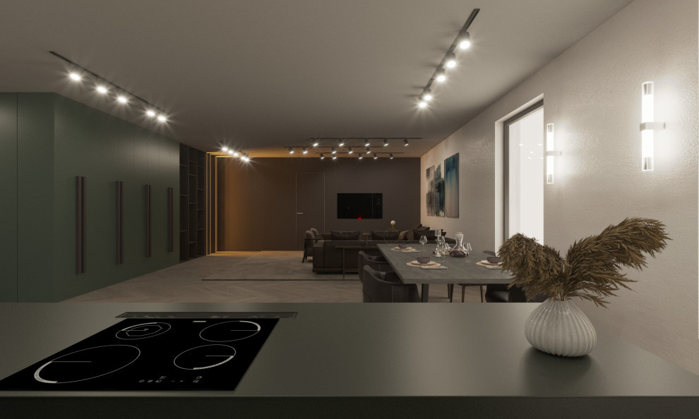 Просторная квартира в Хельсинки | 178 m2 | минимализм