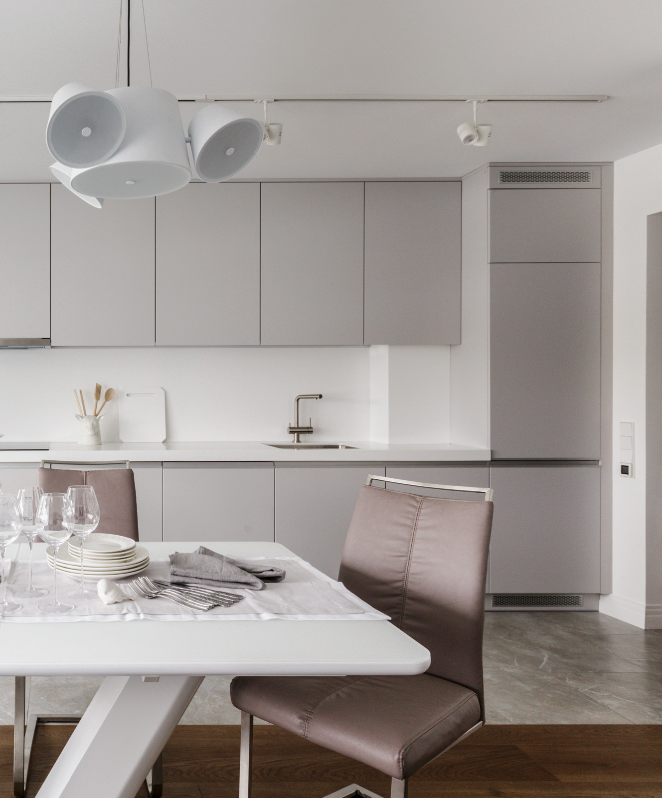 Квартира в современном стиле. #burddesign_white_apartment