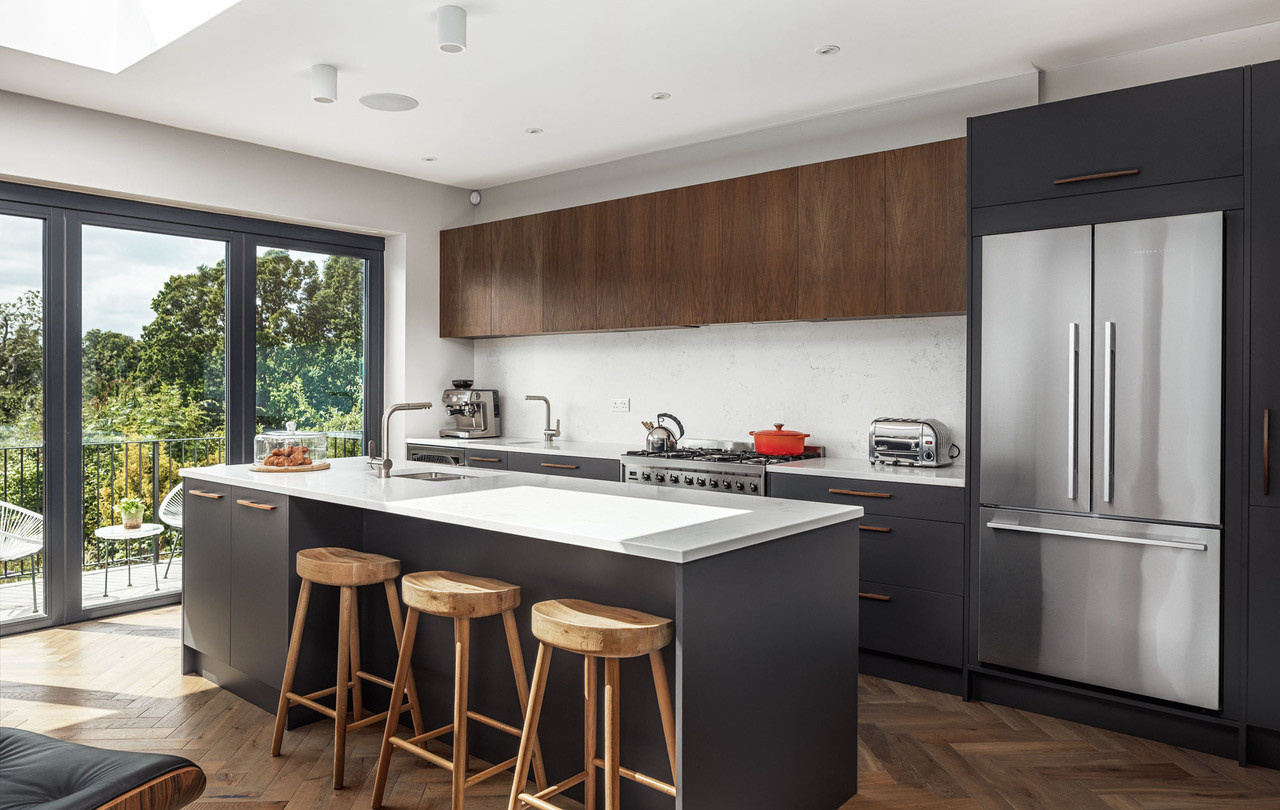 Mid-century modern inspired family home in Barnet
