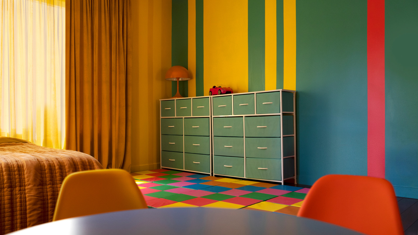 Los Feliz Colorful Kid's room