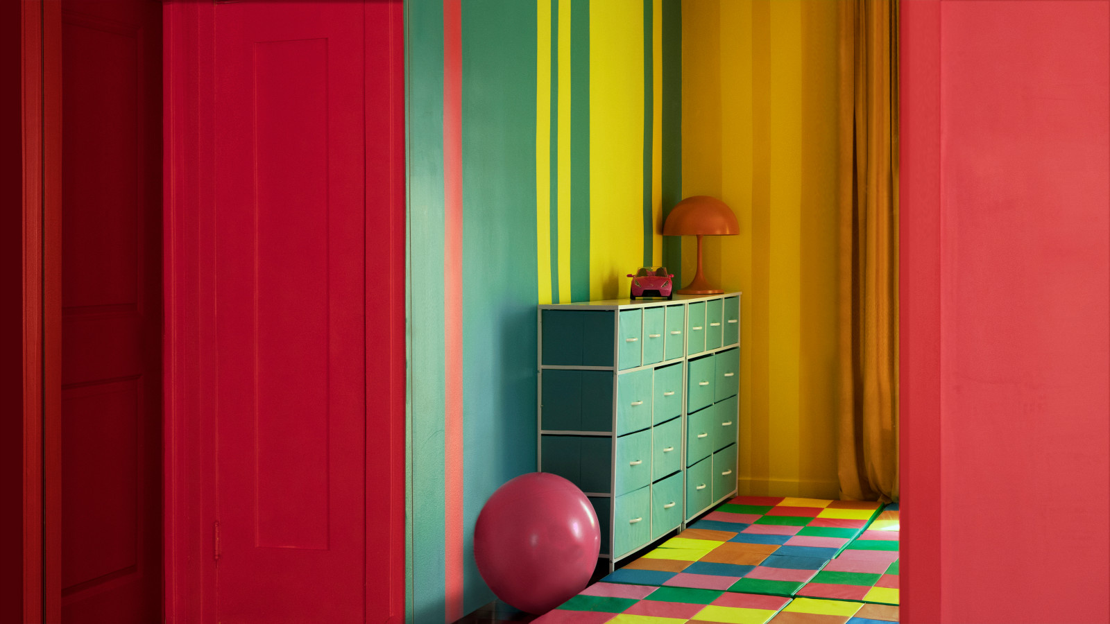 Los Feliz Colorful Kid's room