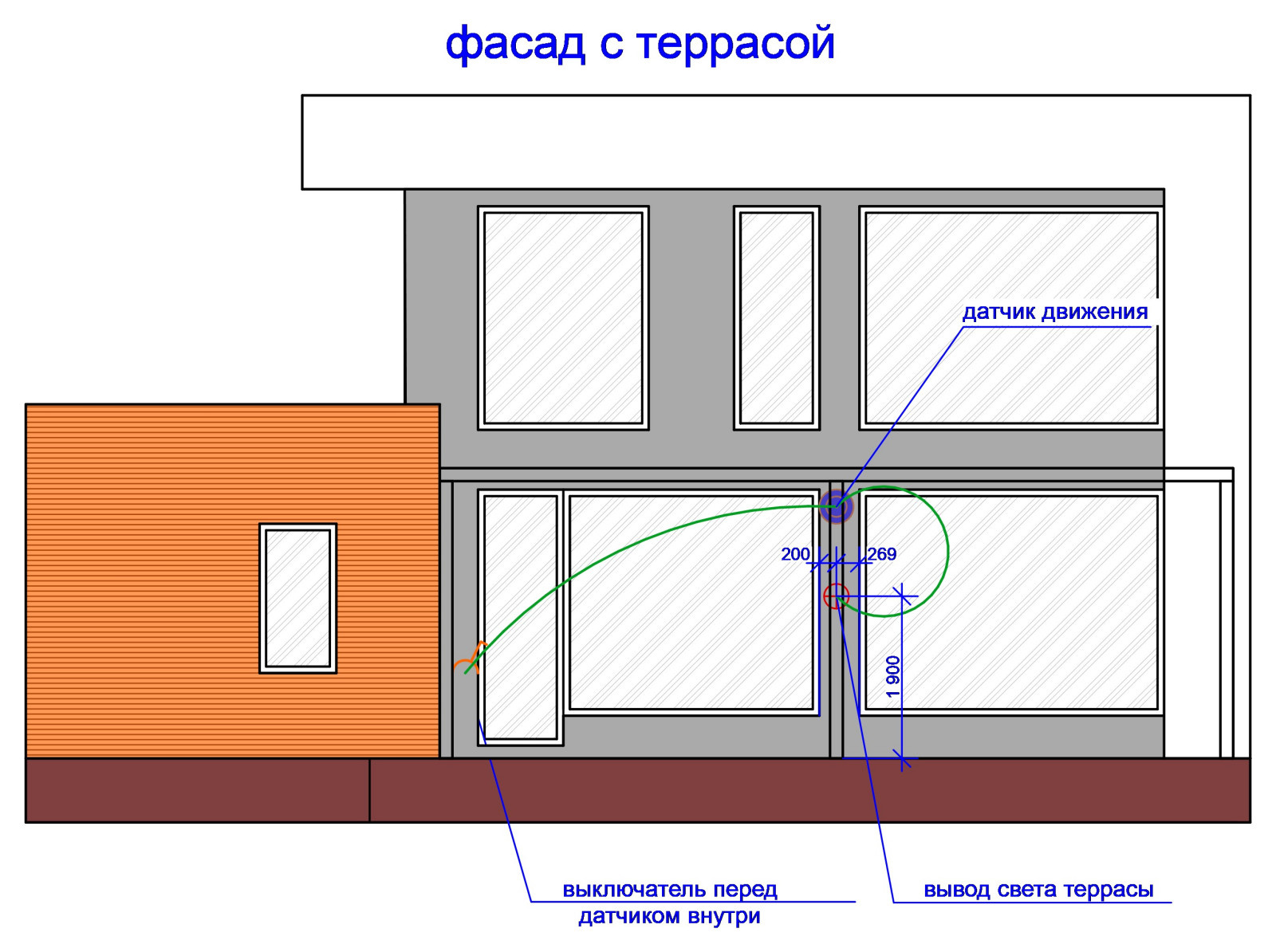 Архитектурное решение фасада