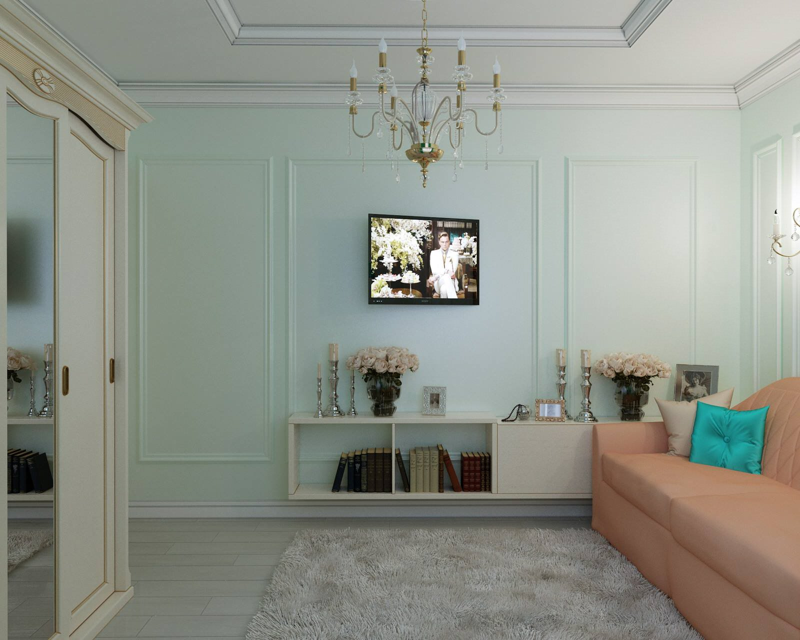Дизайн квартиры для девушки