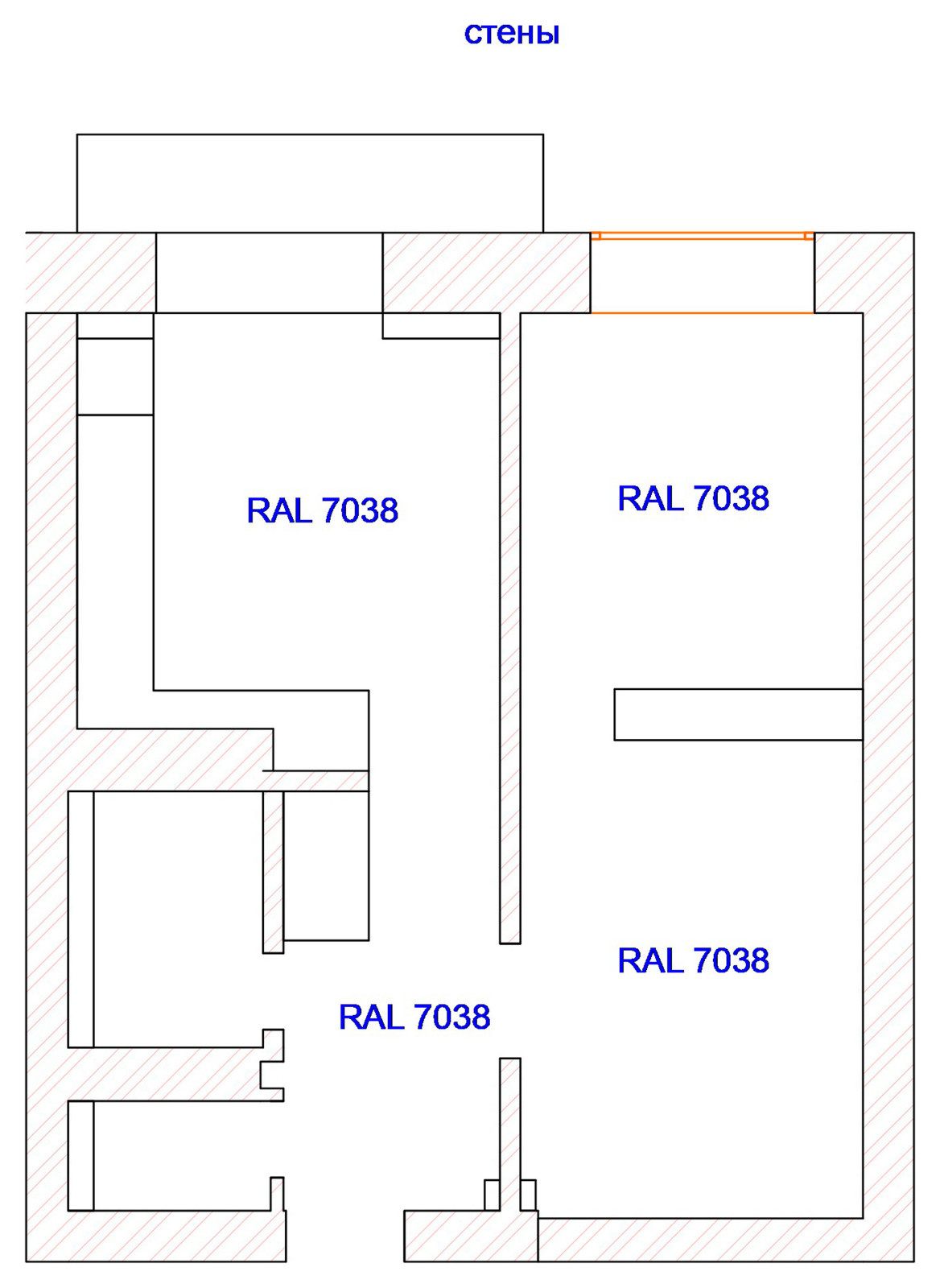 Loft квартира 45 м2