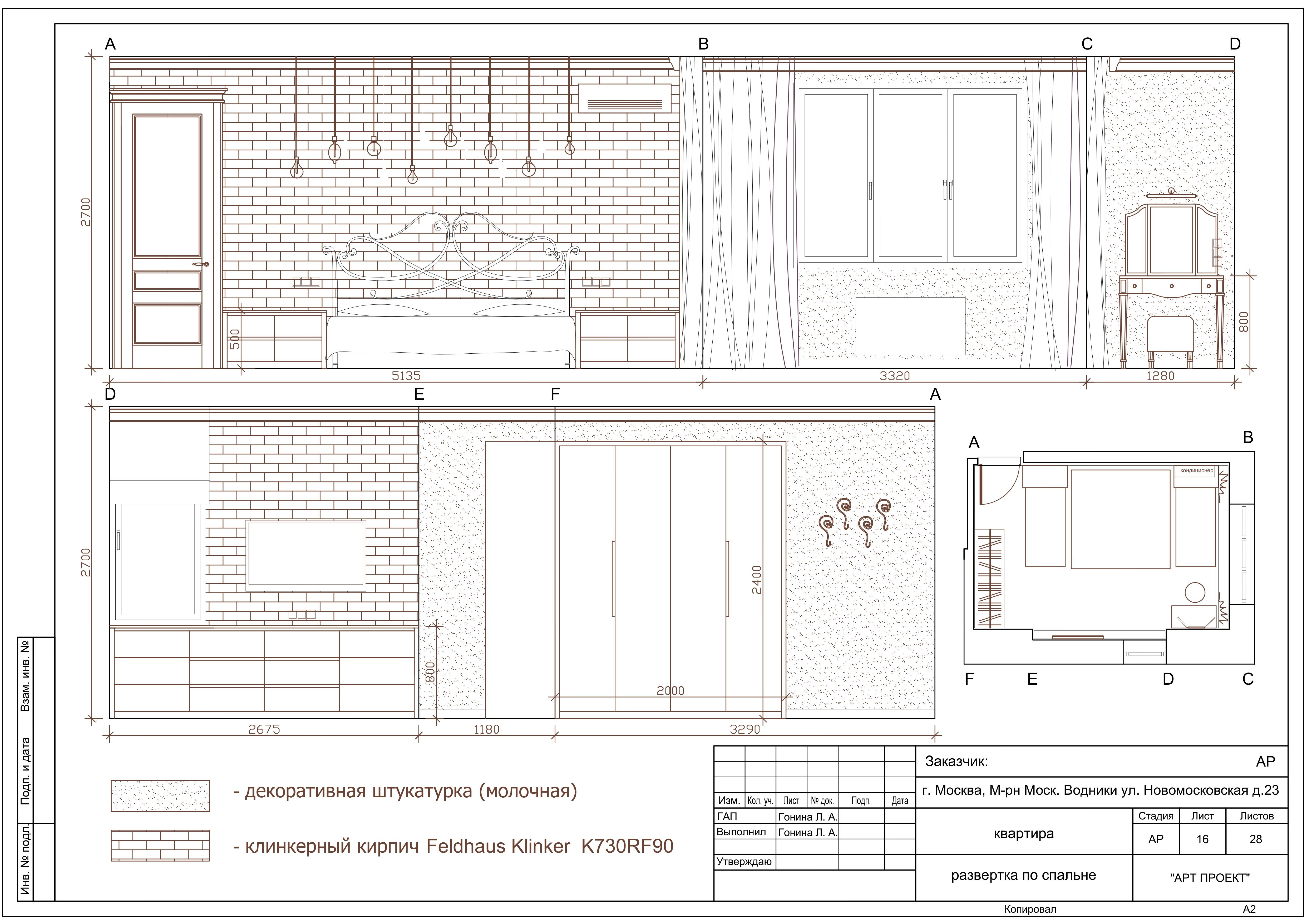 РАБОЧИЕ ЧЕРТЕЖИ (пример проекта)