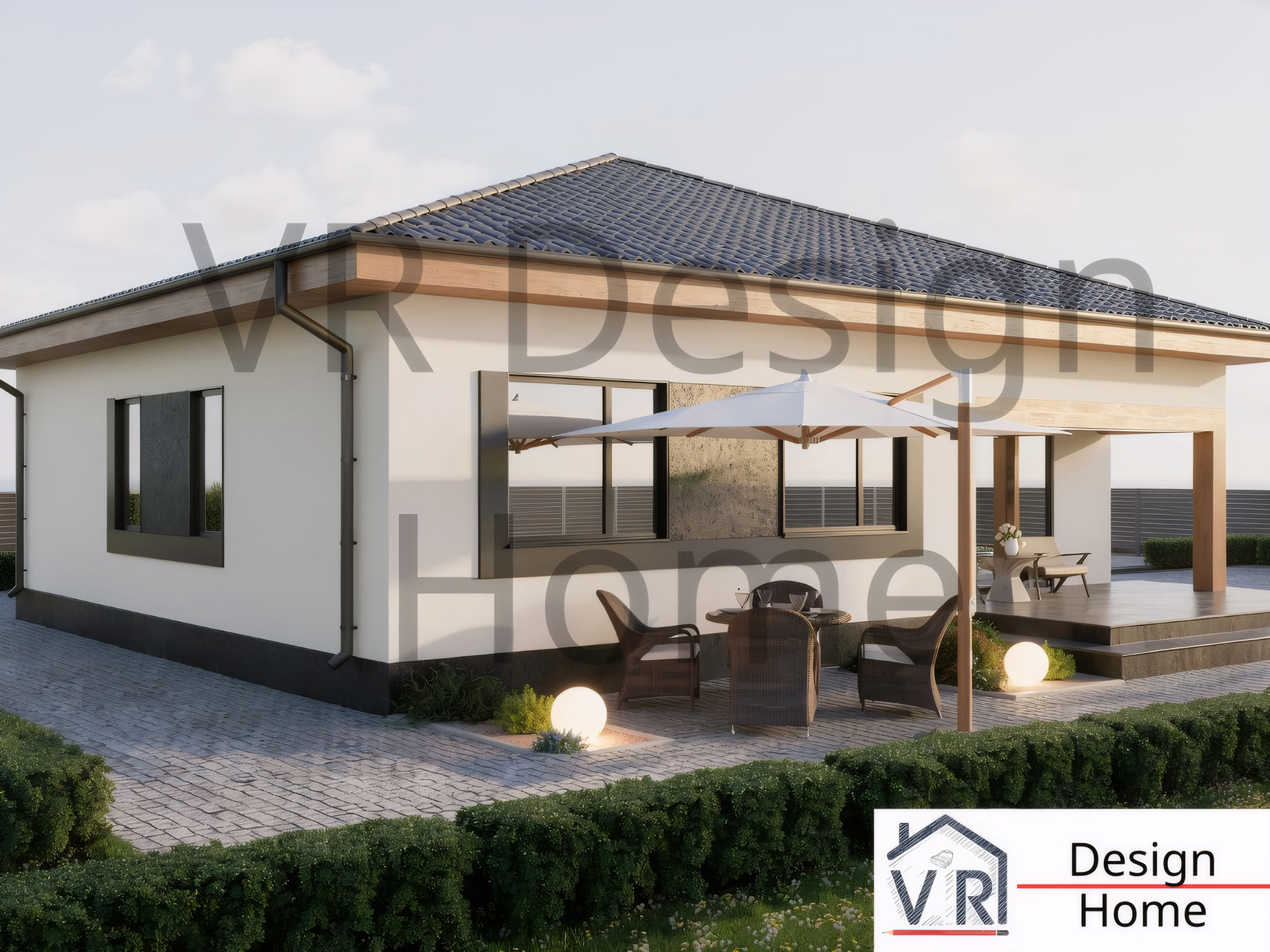 Идеальная альтернатива квартире: проект «VR House 10» (110 м²).