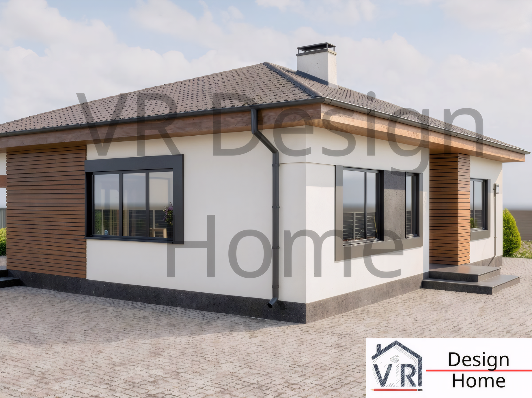 Идеальная альтернатива квартире: проект «VR House 10» (110 м²).