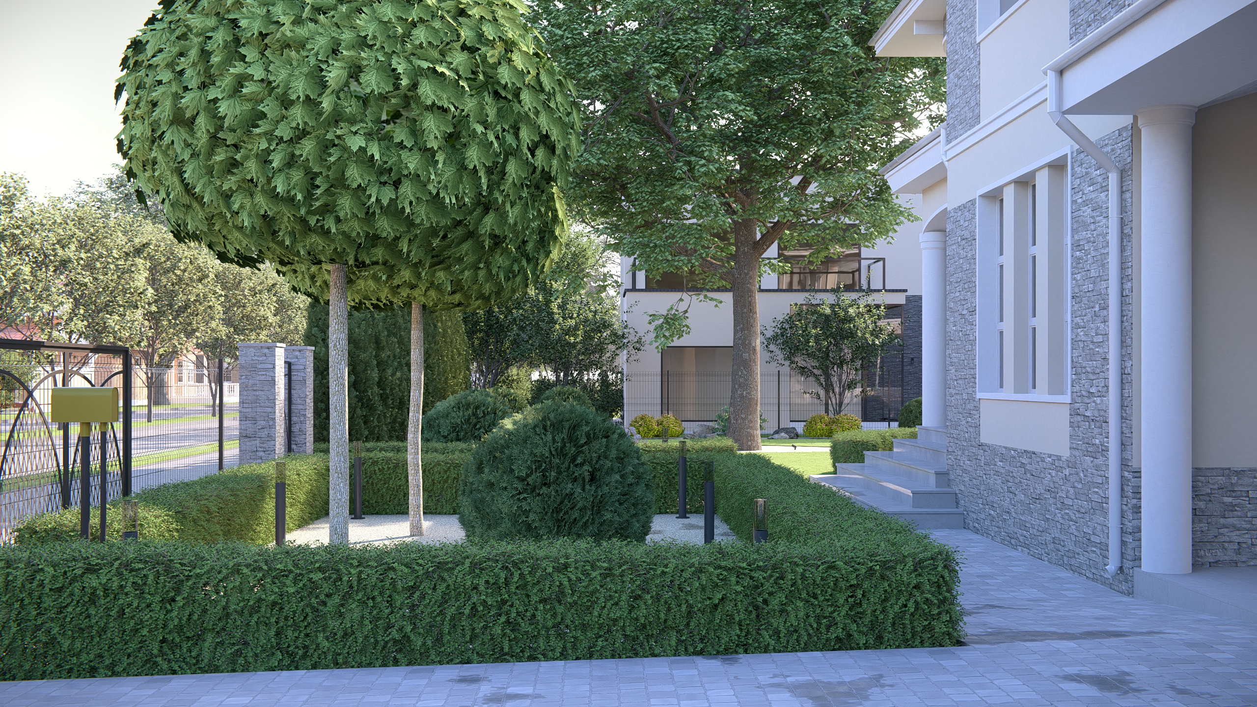 ЛАНДШАФТНЫЙ ПРОЕКТ | 1215 m2 | МОСКВА