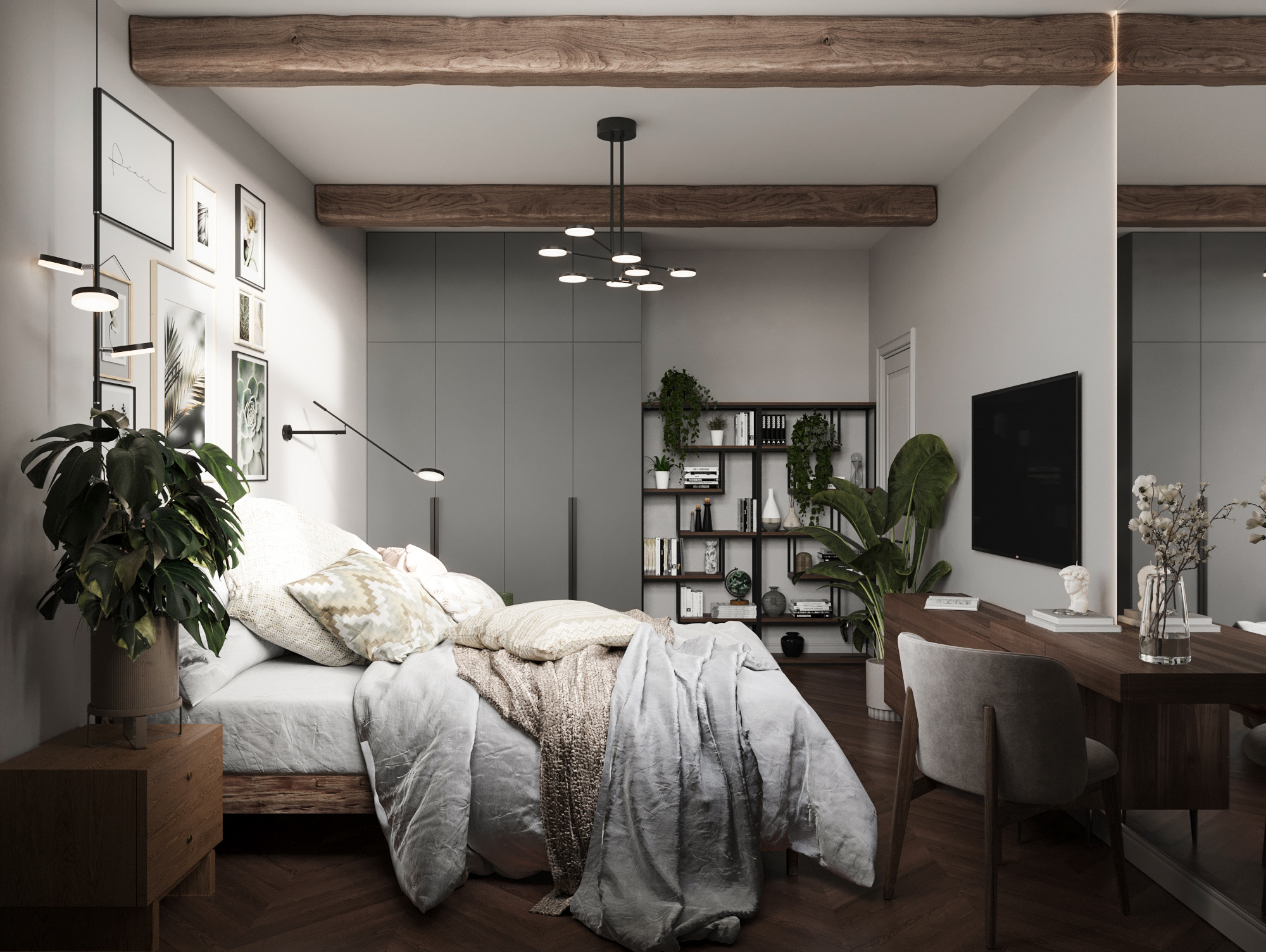 Современный стиль ЖК Резиденция 37,3 м²