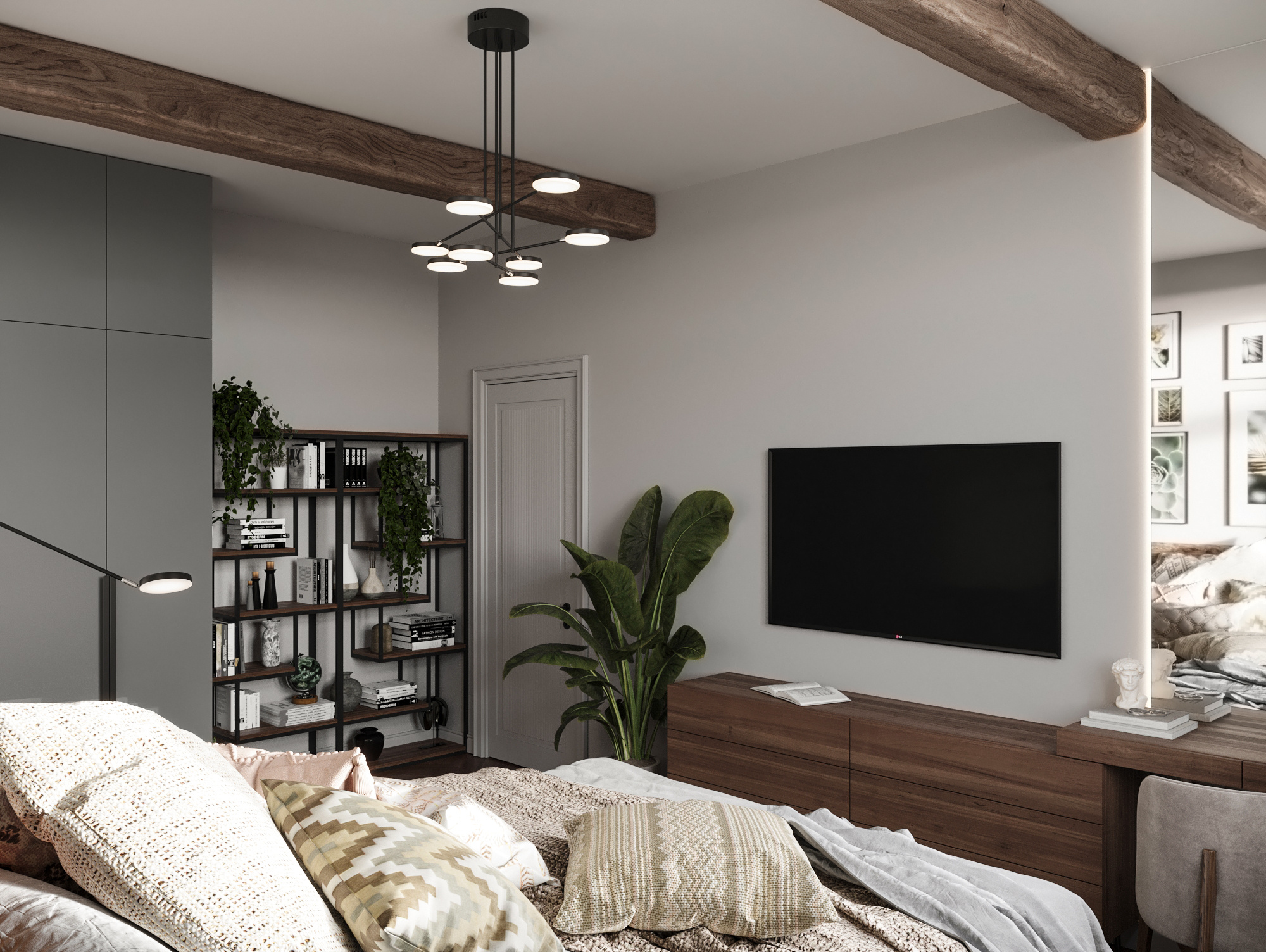 Обложка проекта: Современный стиль (контемпорари) квартира ЖК Резиденция горки 10 37,3 м²