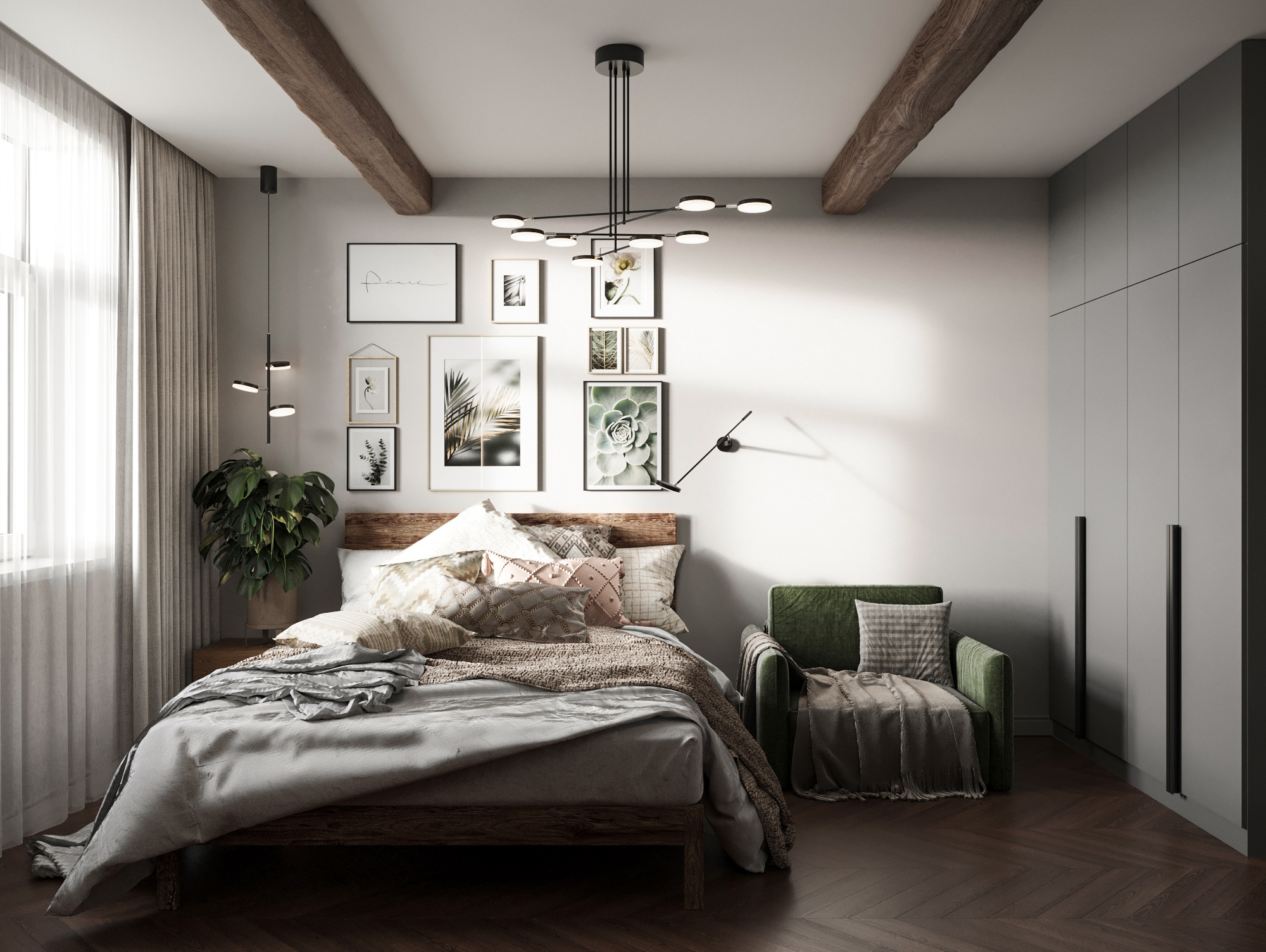 Современный стиль ЖК Резиденция 37,3 м²