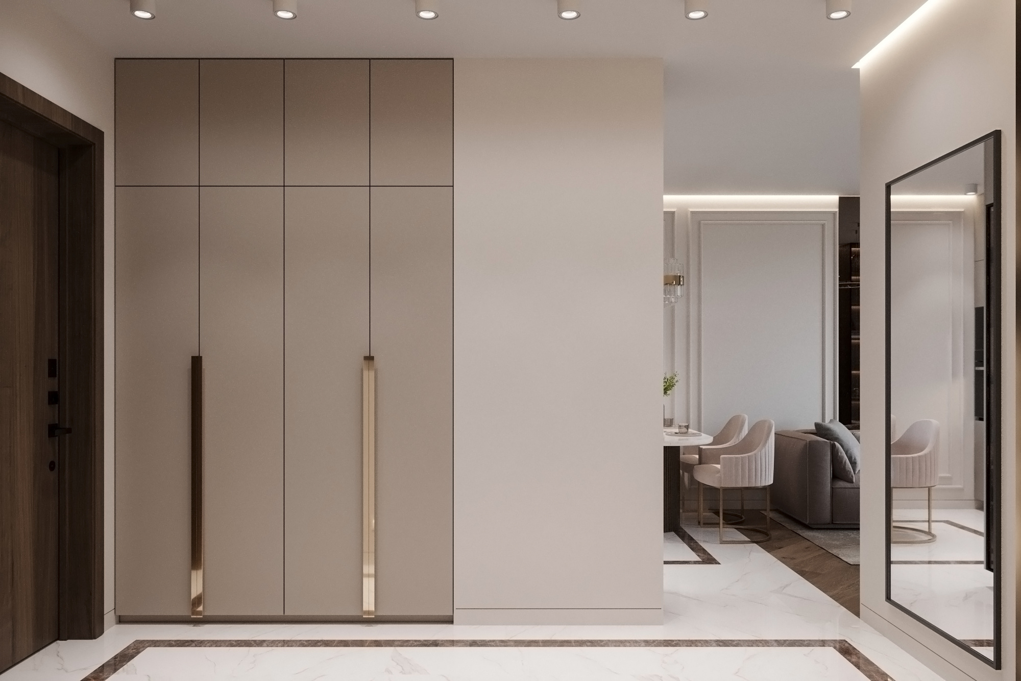 Неоклассика квартира ЖК Вэри Москва 43 м²