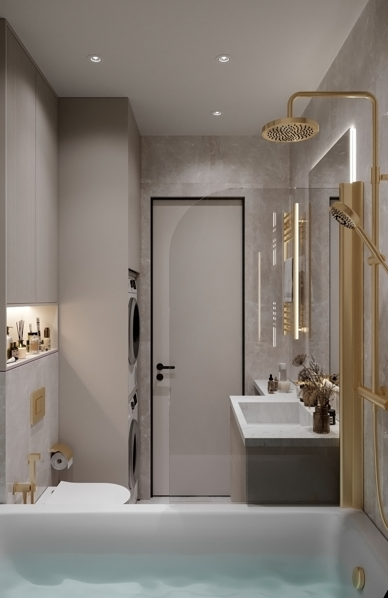 Неоклассика квартира ЖК Вэри Москва 43 м²