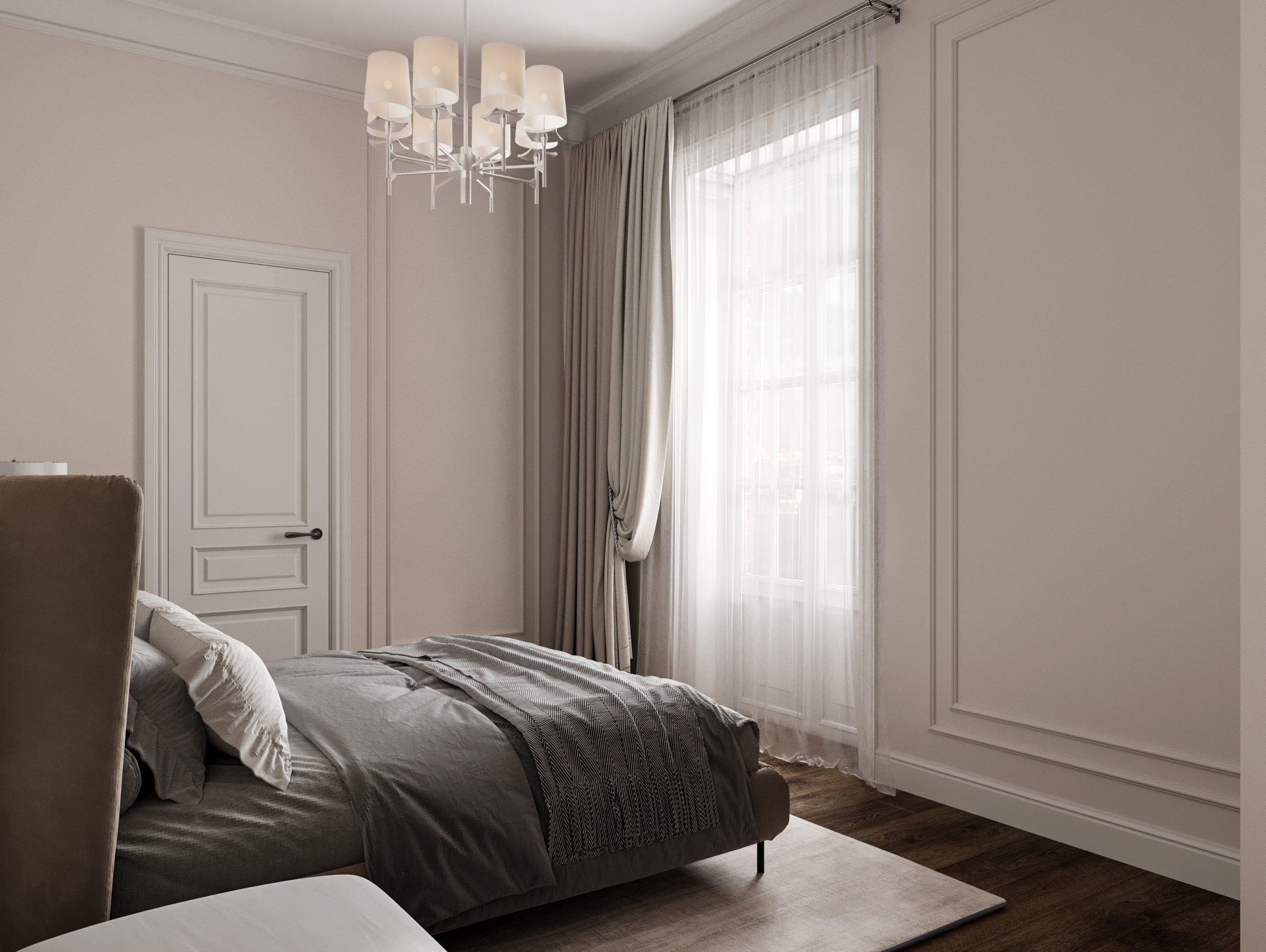 Неоклассика. Редизайн дома 100 м² — Ильинское Усово, Площадь Европы 2
