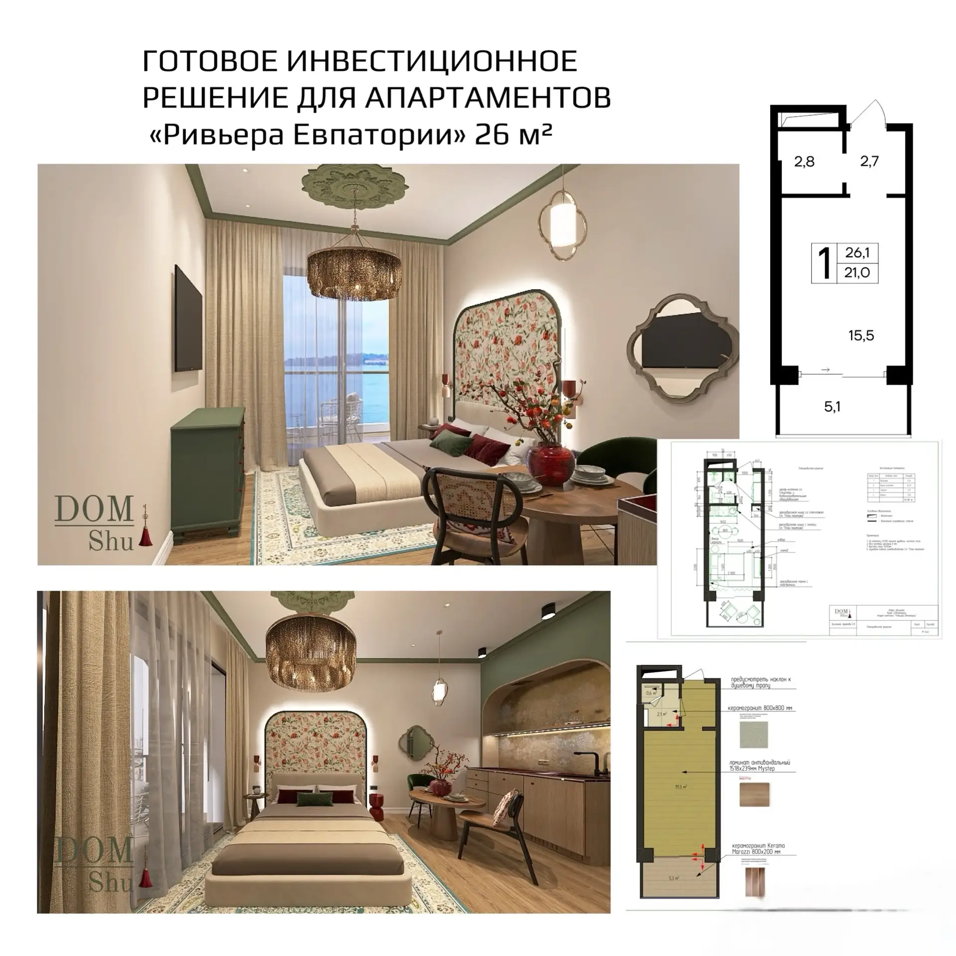 Готовое инвестиционное решение для апартаментов