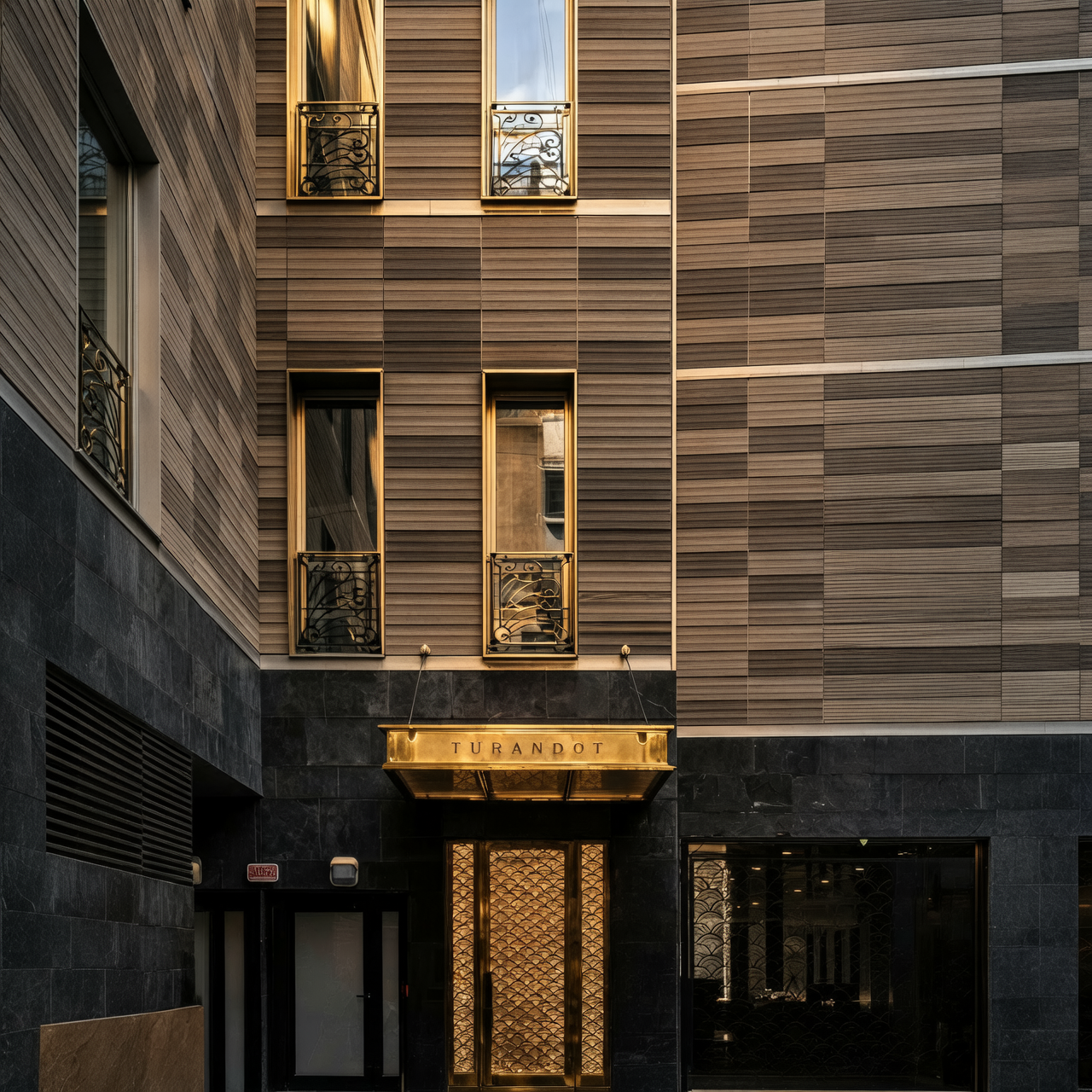 Turandot Residence | Латунные интерьерные решения