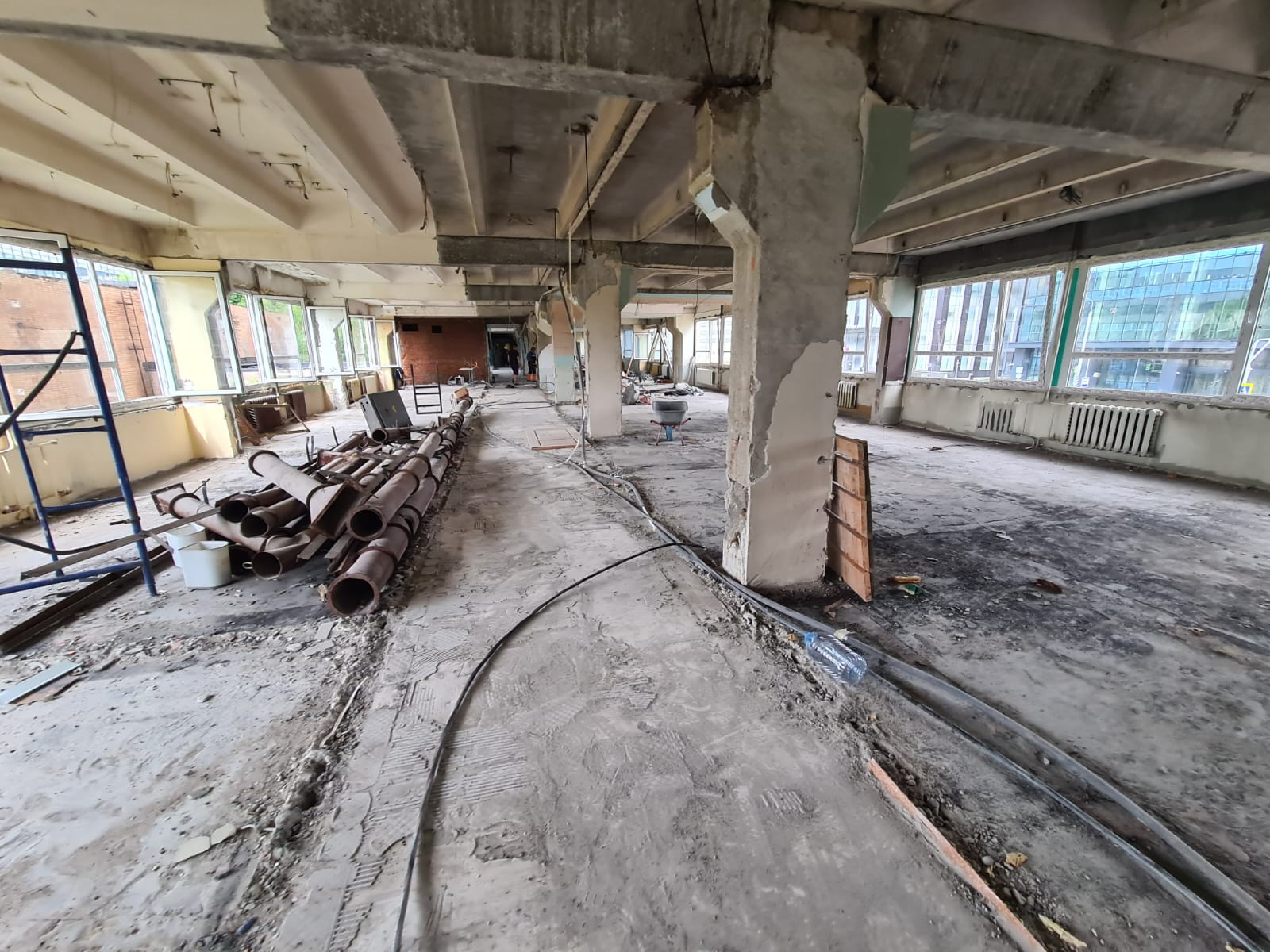 Реконструкция офиса. 600 кв.м. Москва
