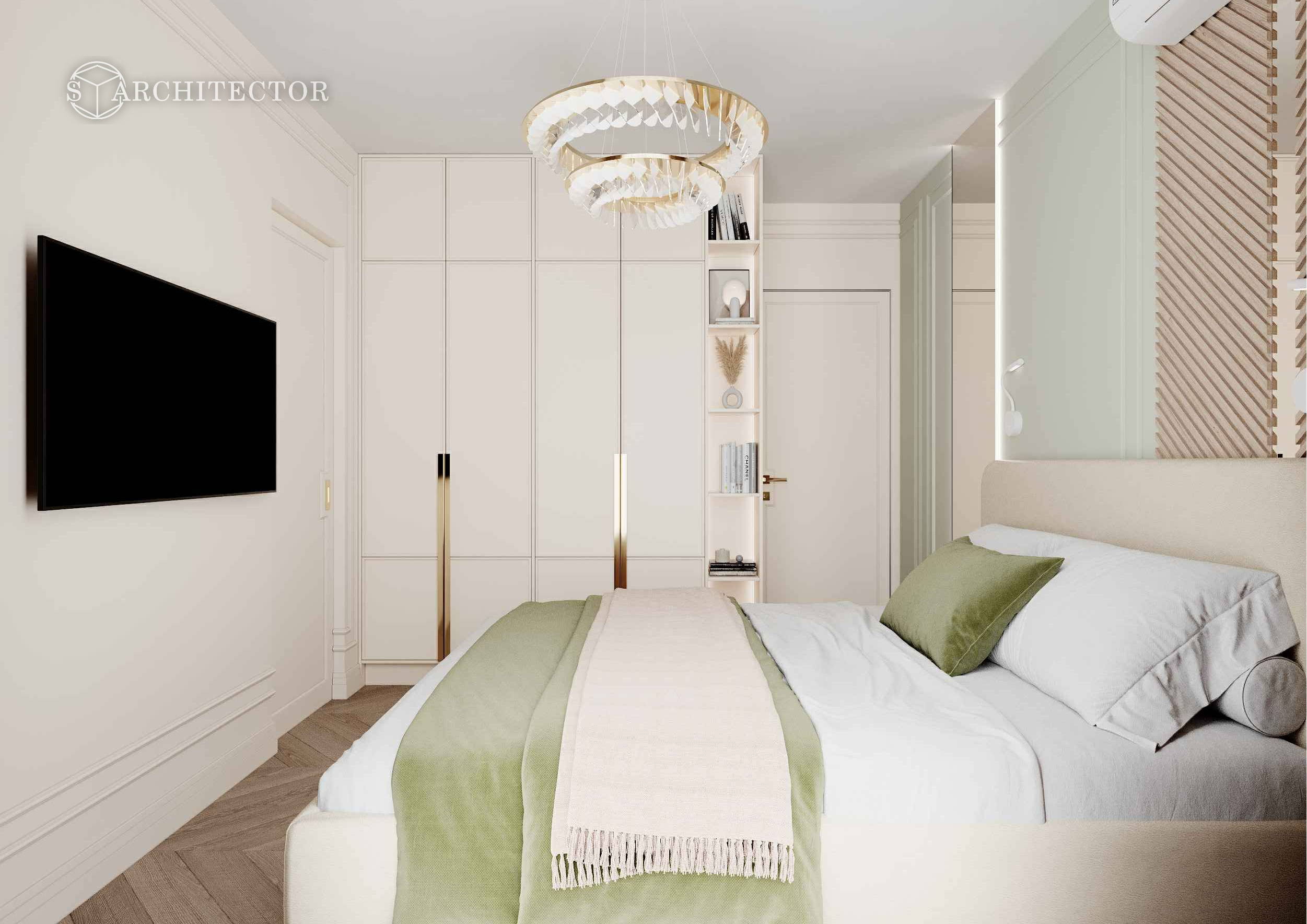 Дизайн проект Olivia Light 30 кв.м