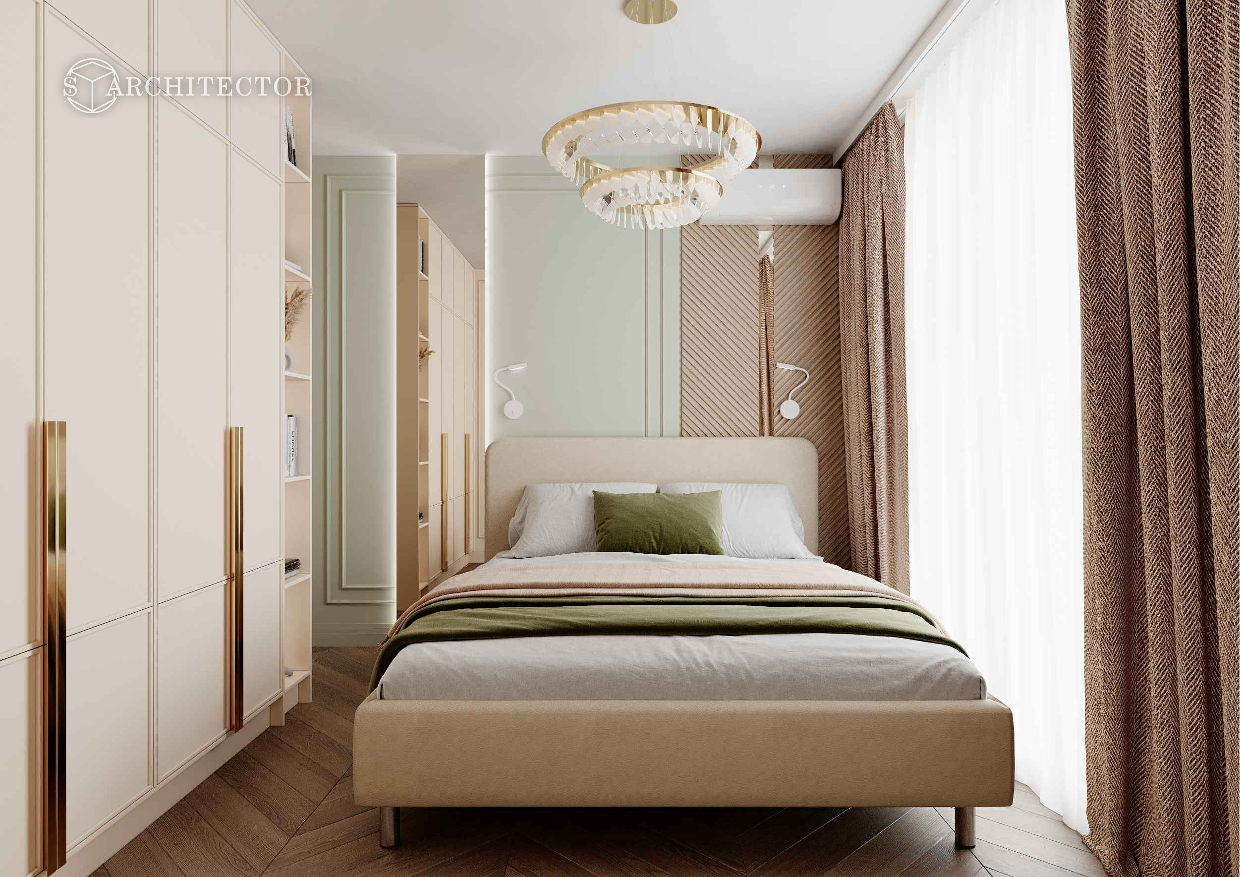 Дизайн проект Olivia Light 30 кв.м