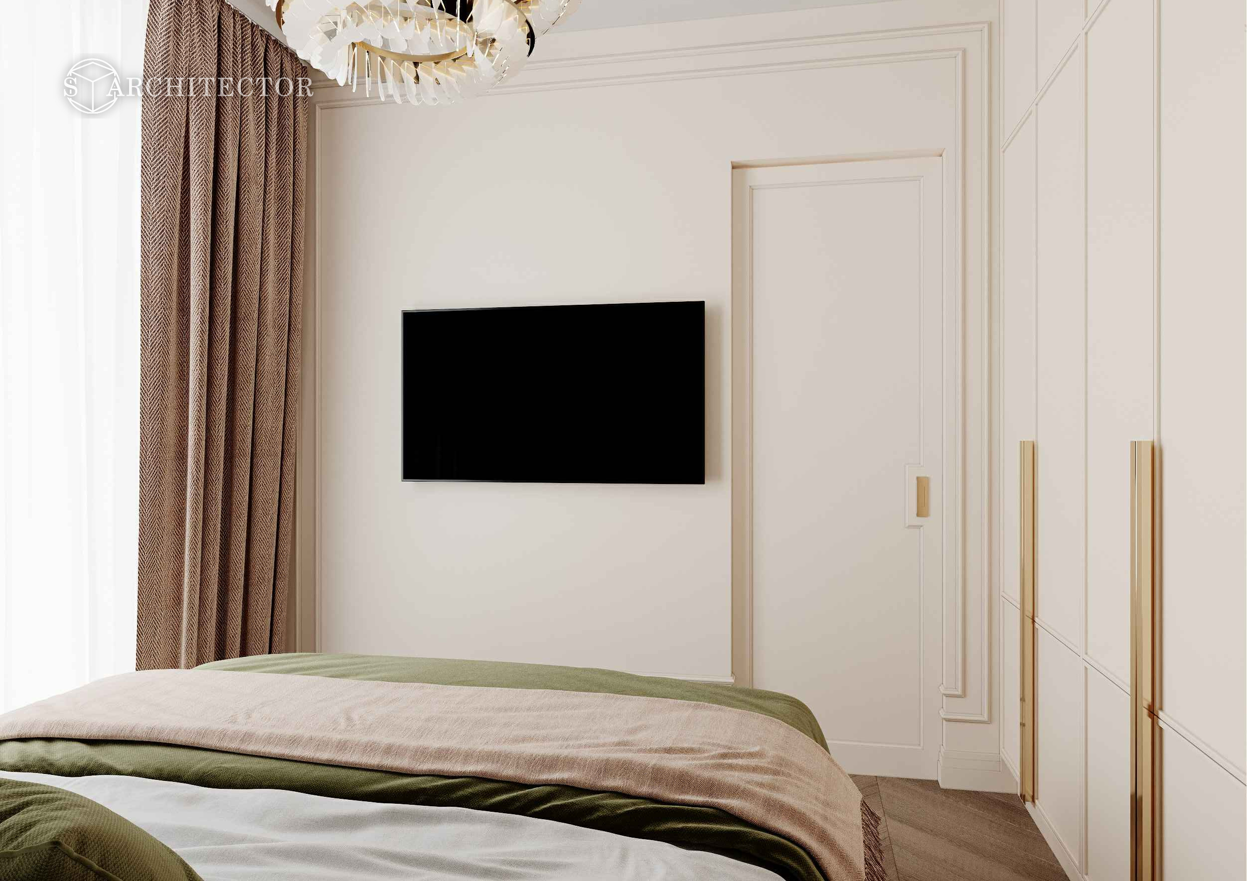 Дизайн проект Olivia Light 30 кв.м