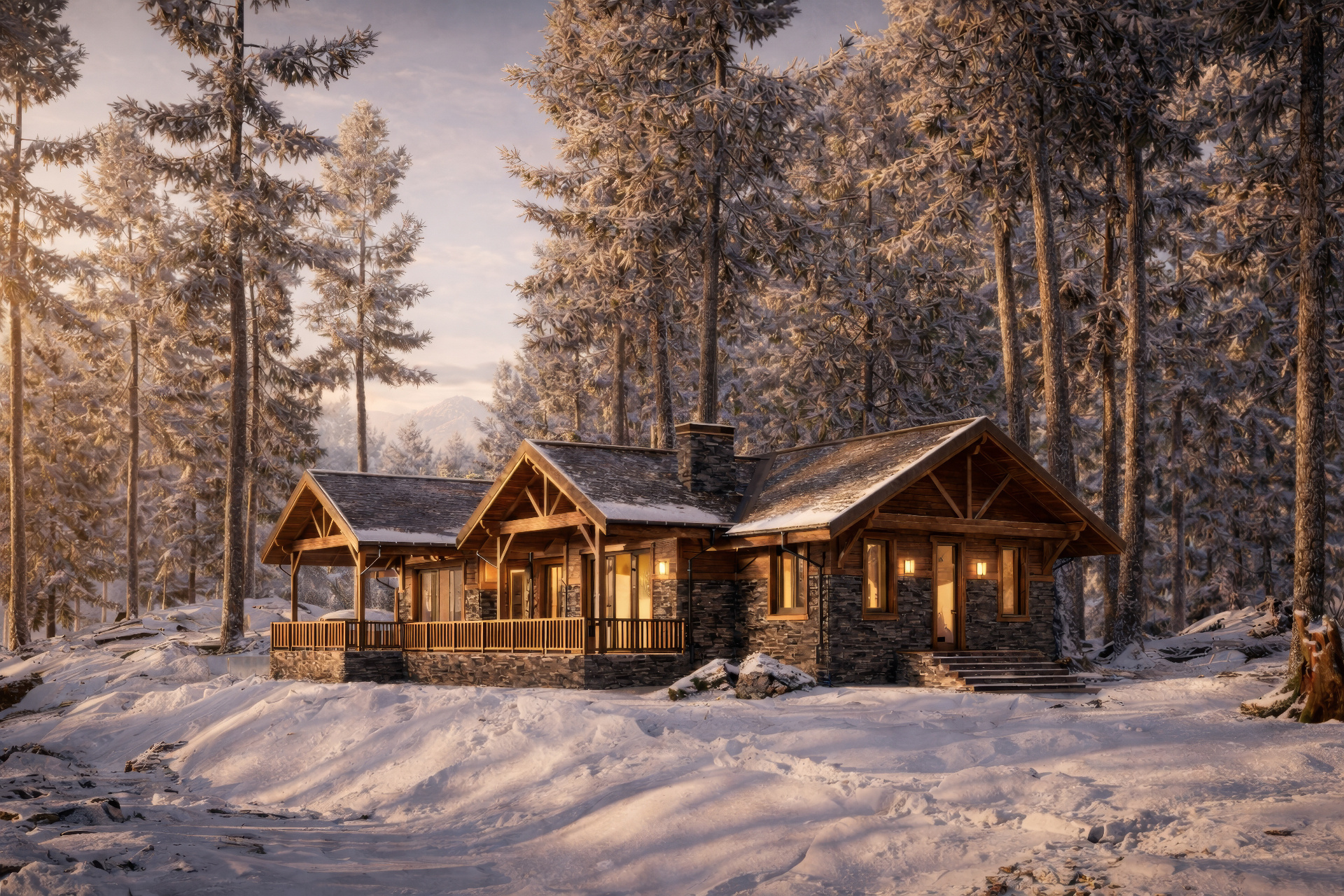 Лесной очаг — 285 м²
