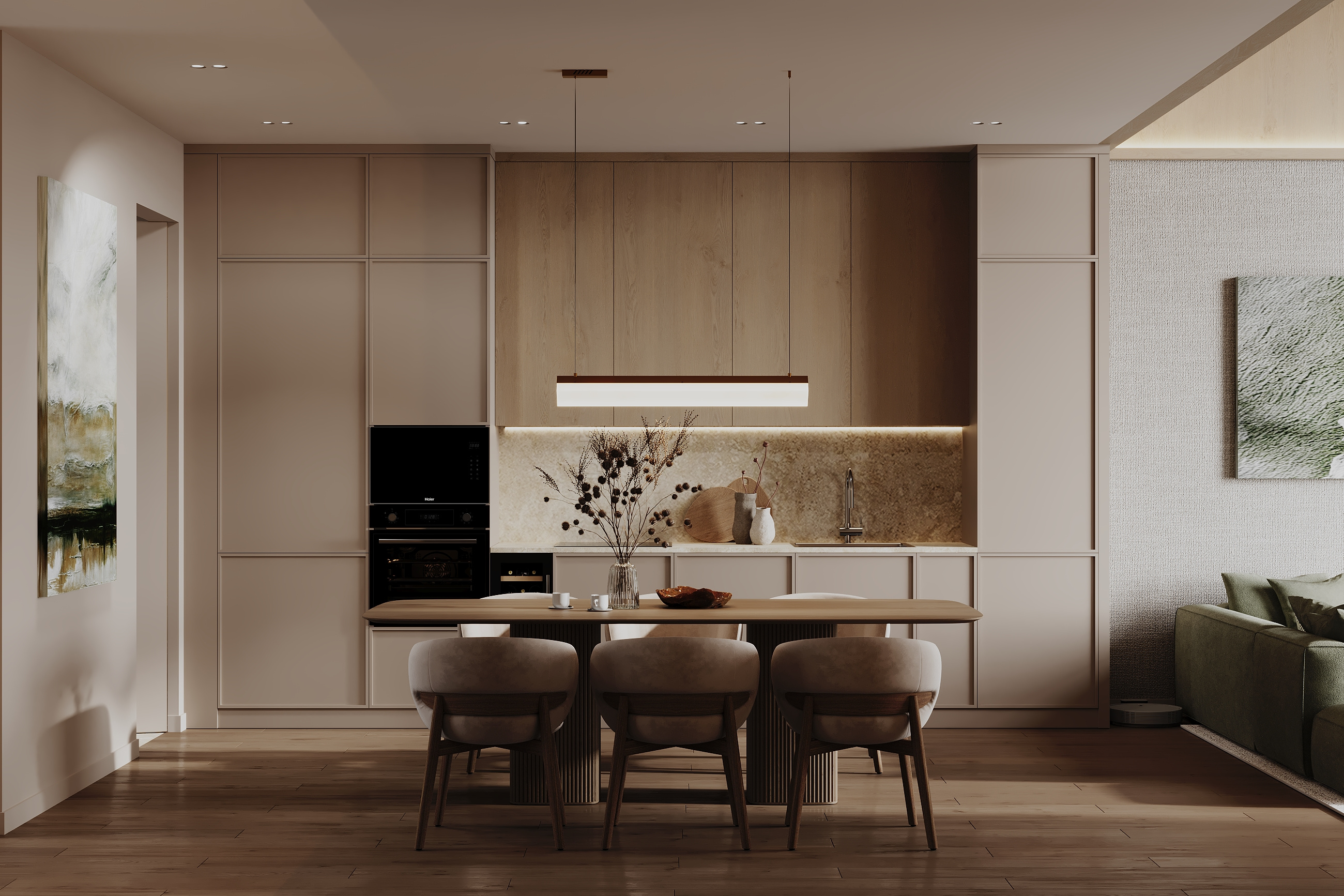 Интерьер дома в кп Урман — 174 м²